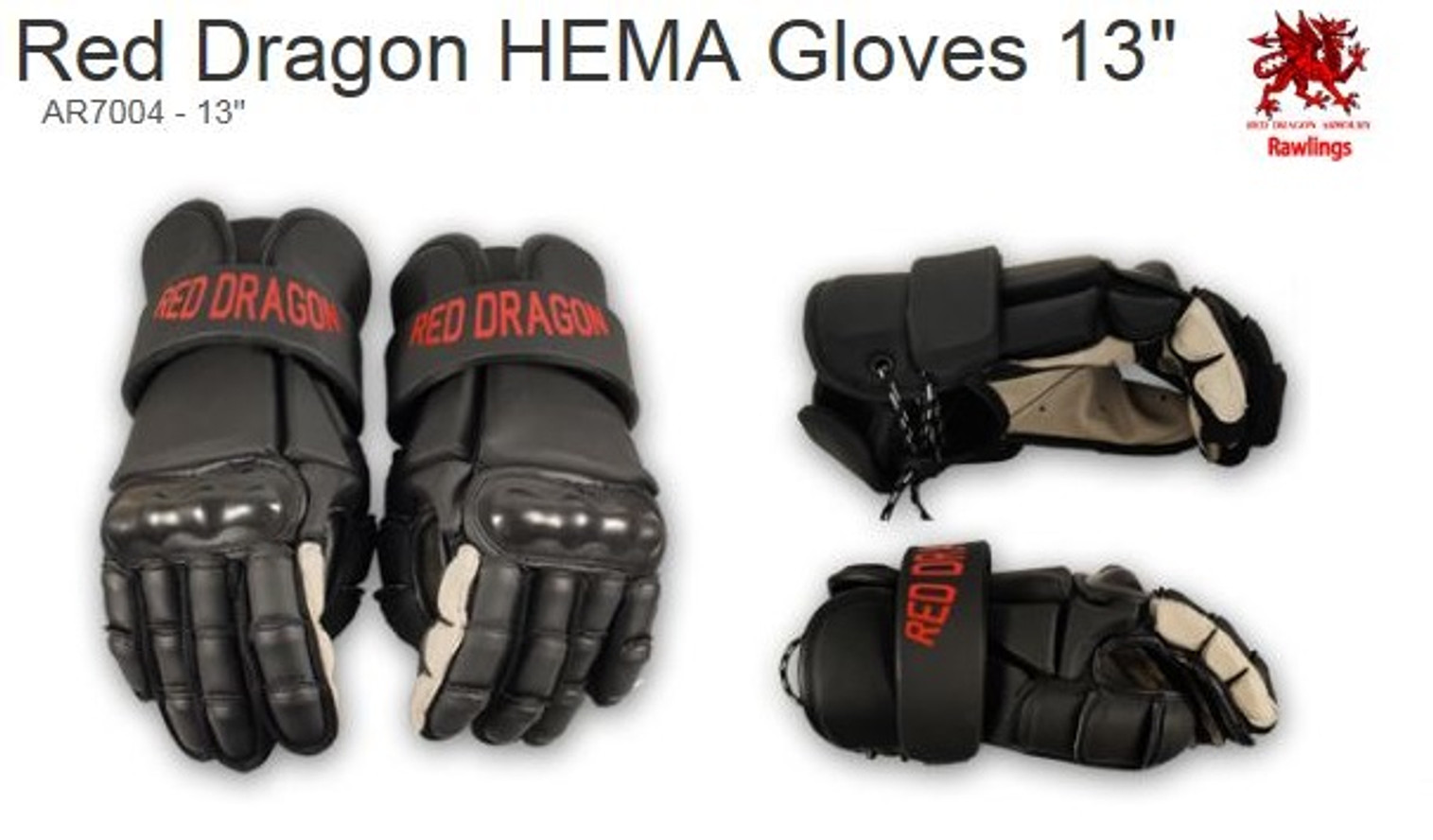 Red Dragon Armoury HEMA  Gloves 13"