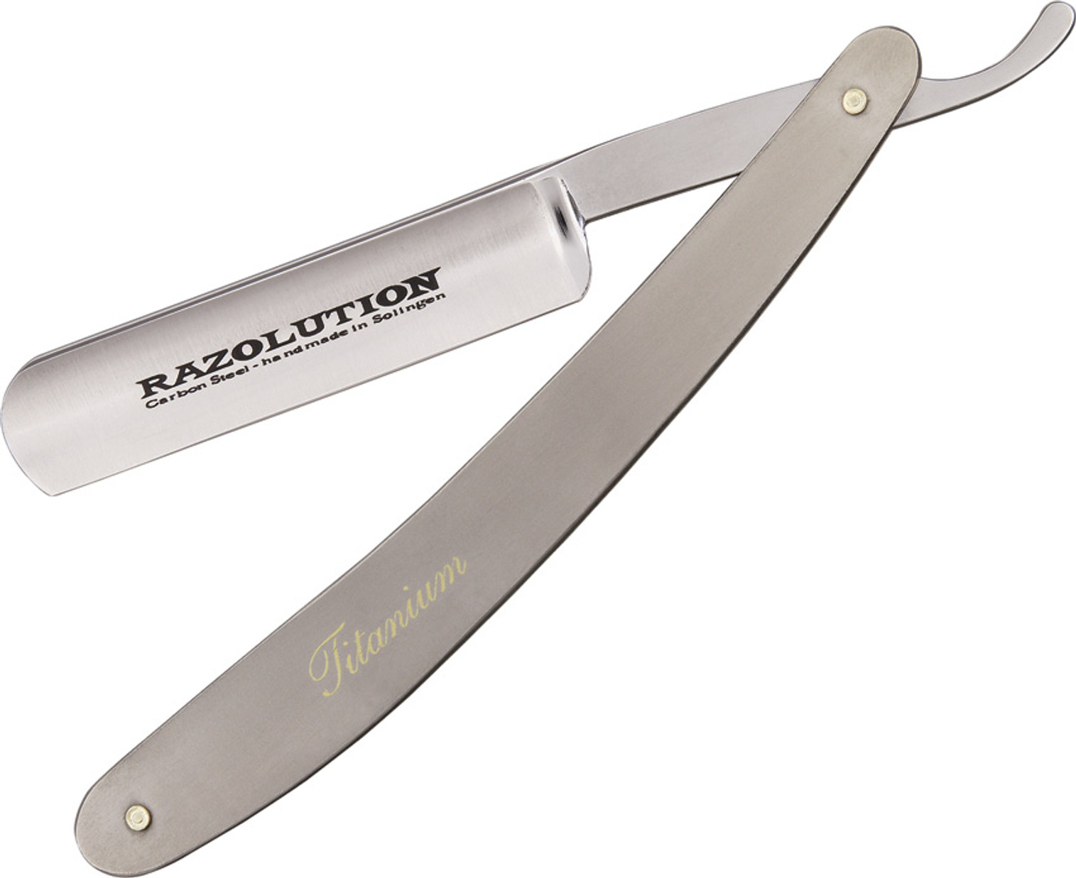 Razolution 88251 Straight Razor - Titanium Handle