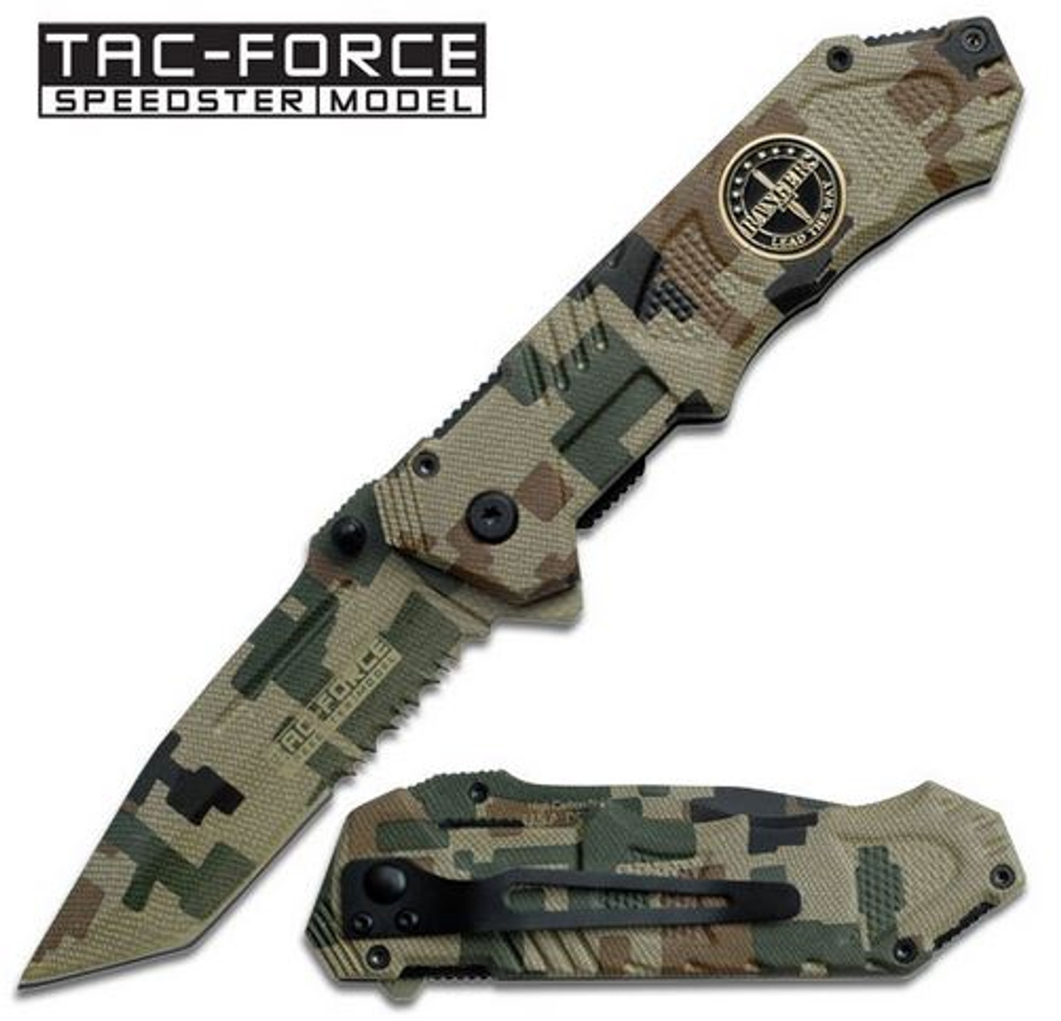 Tac Force 458RG Rangers Tanto Folder - Digi Camo