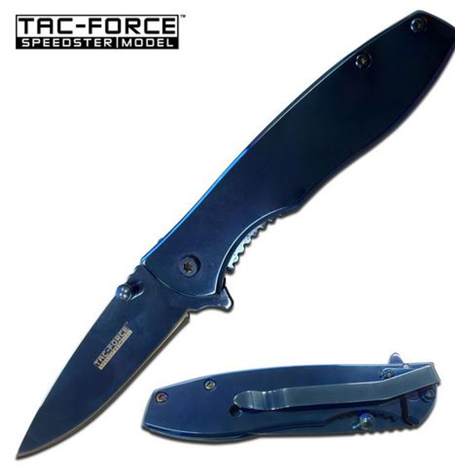 Tac Force 573BL Gentleman's Blue Fade Folder