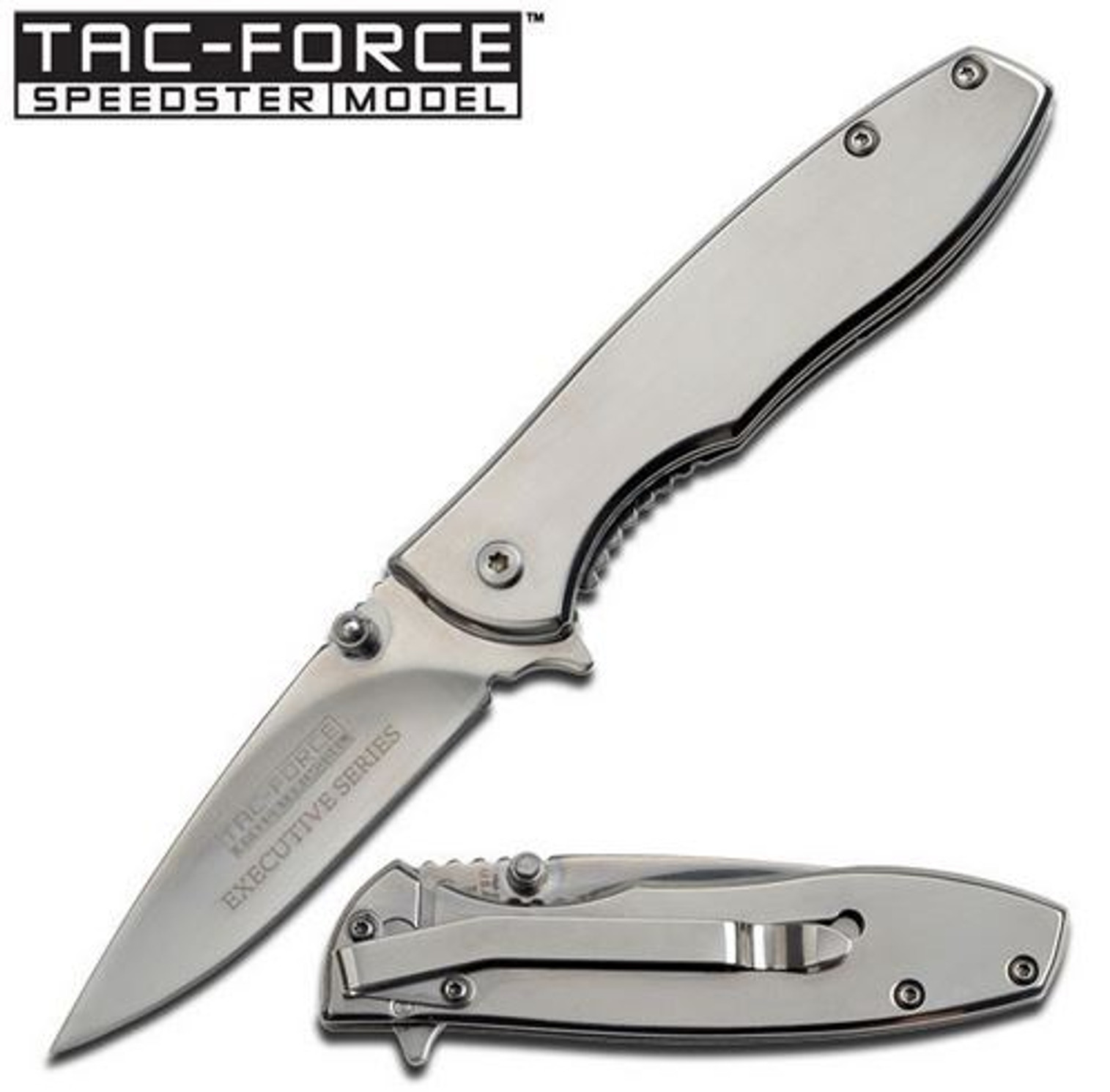 Tac Force 573C Gentleman's Stainless Steel Folder