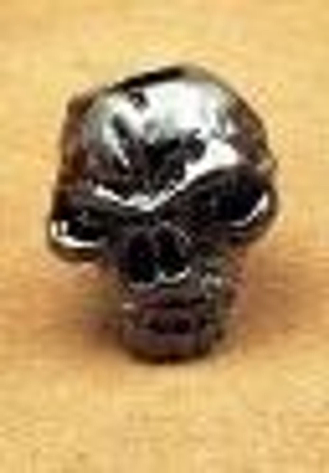 Schmuckatelli Co. Emerson Skull Bead - Hematite