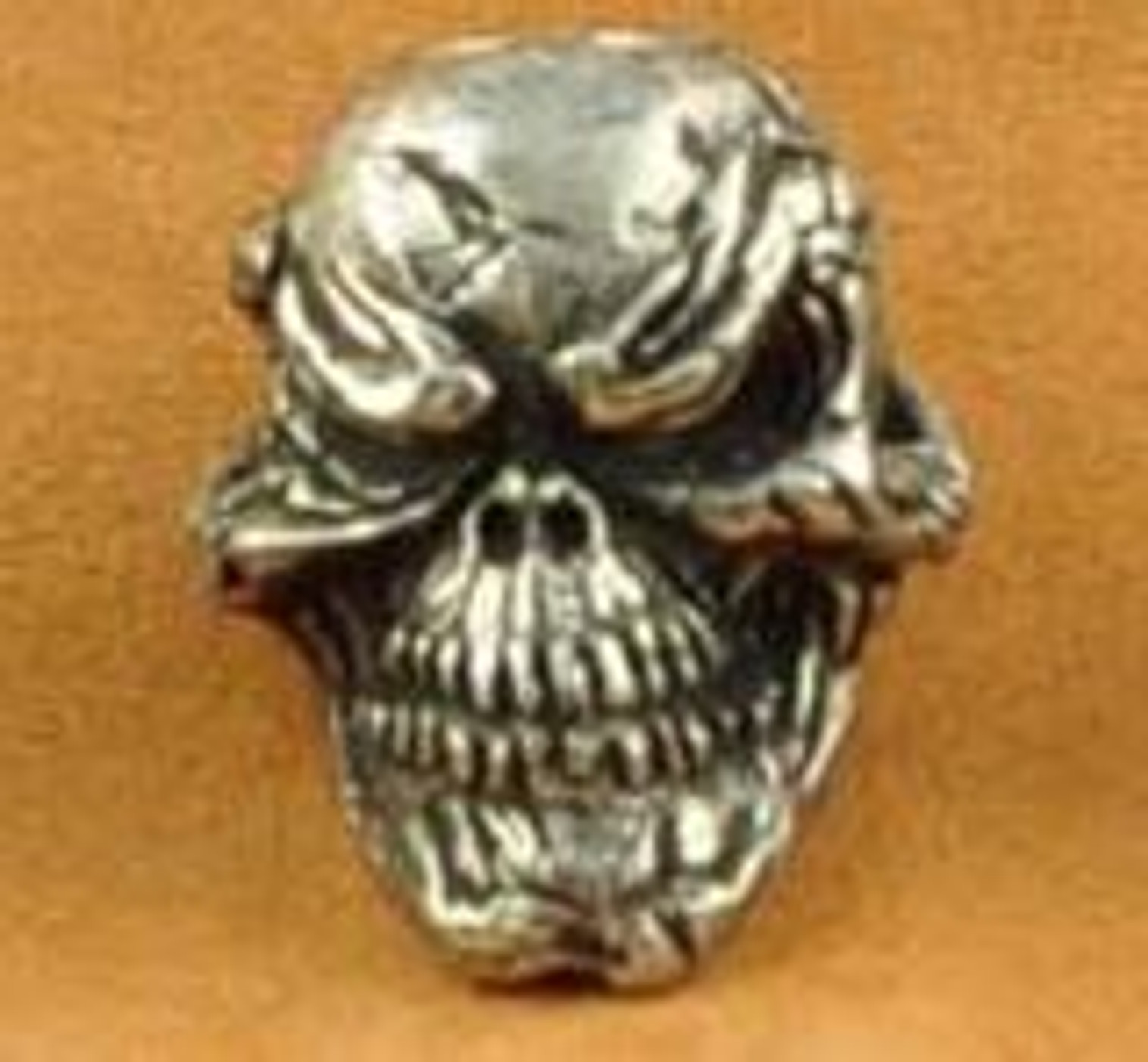 Schmuckatelli Co. Grins Skull Bead Pewter