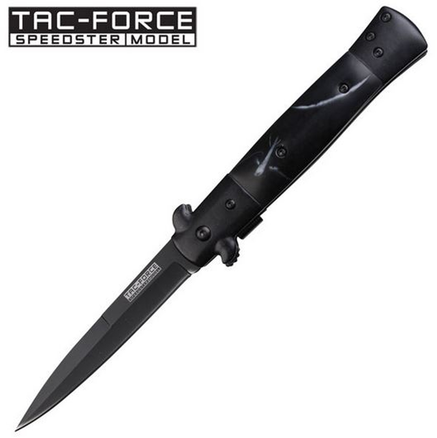 Tac Force TF623BB Black Pearl Stiletto