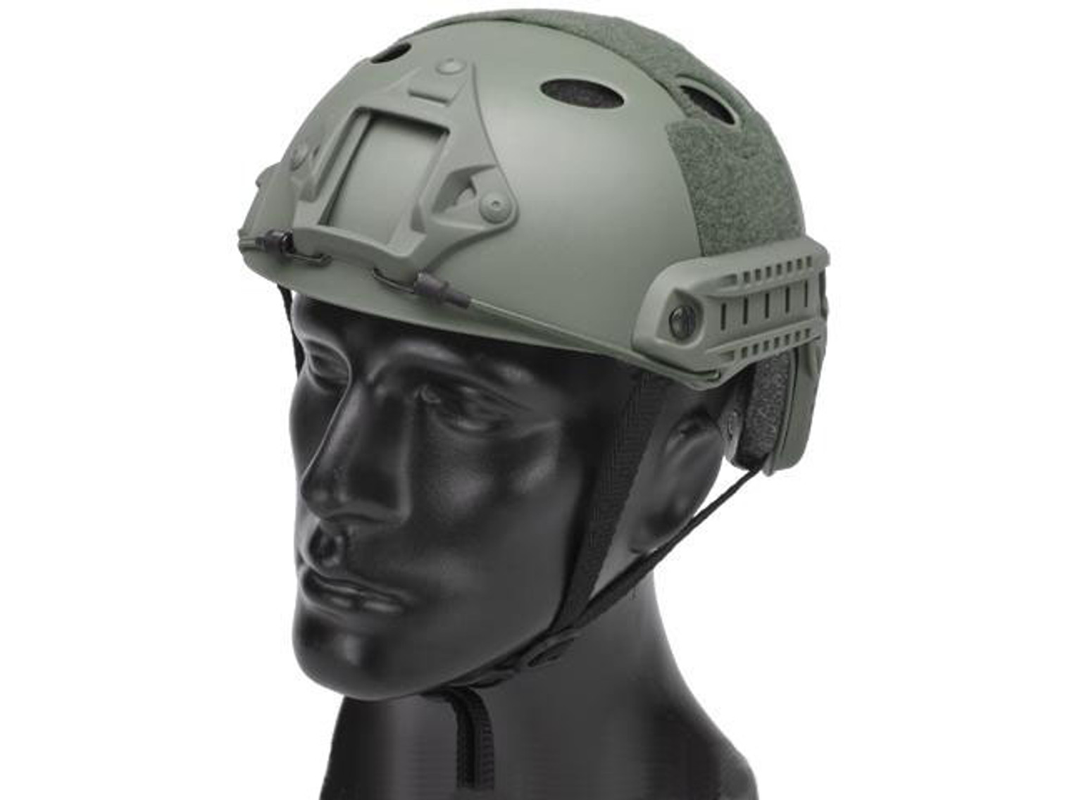 Matrix Basic PJ Type Tactical Airsoft Bump Helmet (Color: Foliage Green)