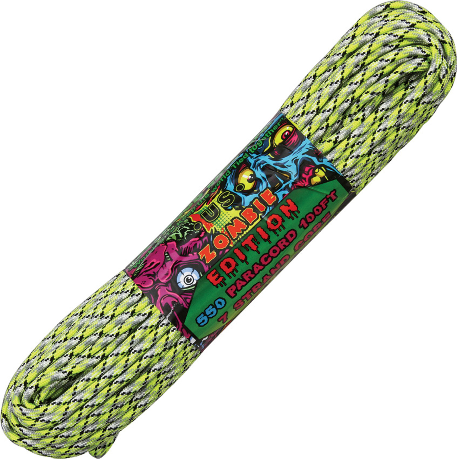550 Paracord, 100Ft. - Zombie Infection
