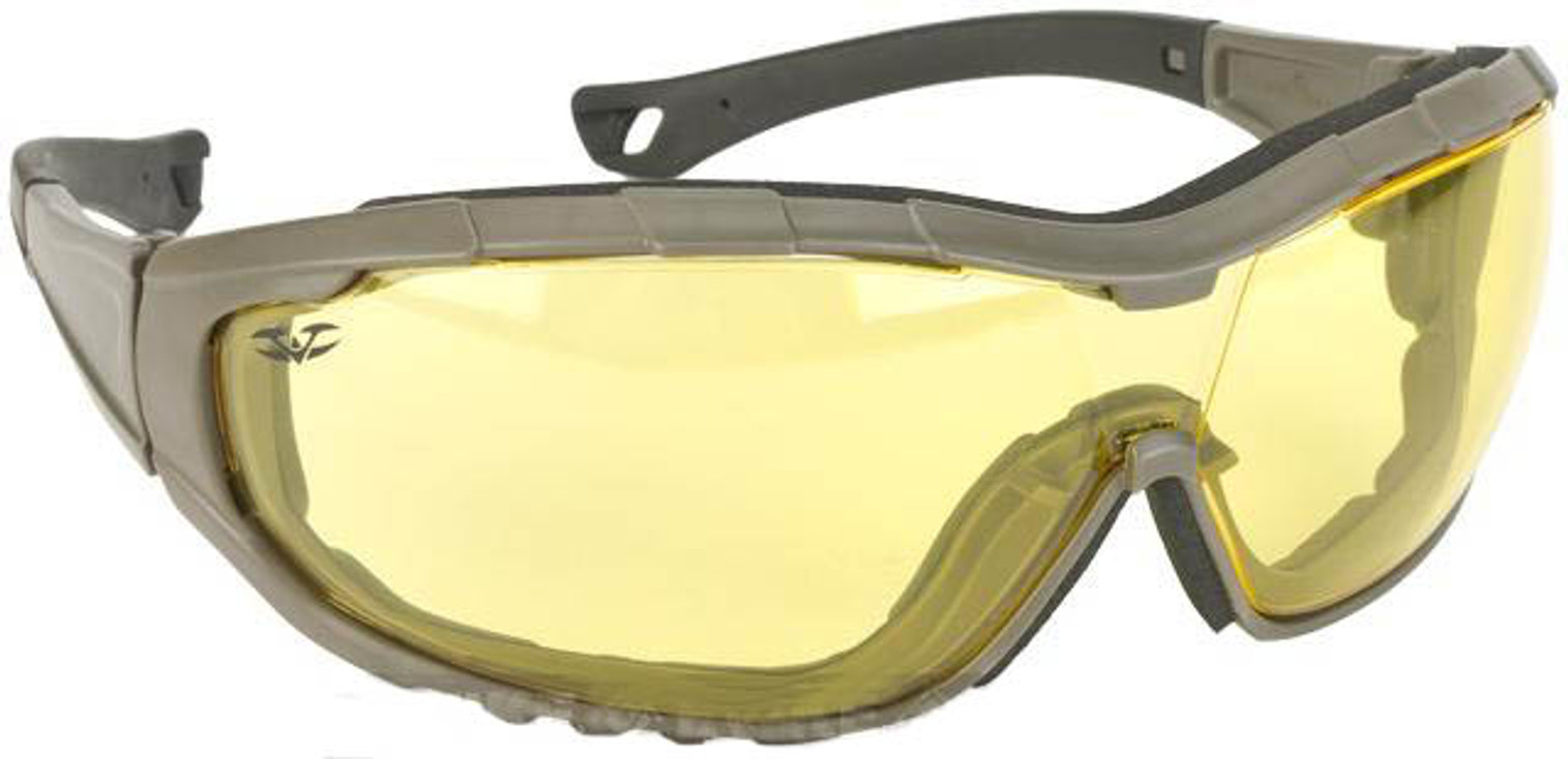 Axis Tactical Goggles by Valken - Green Frame / Yellow Lens