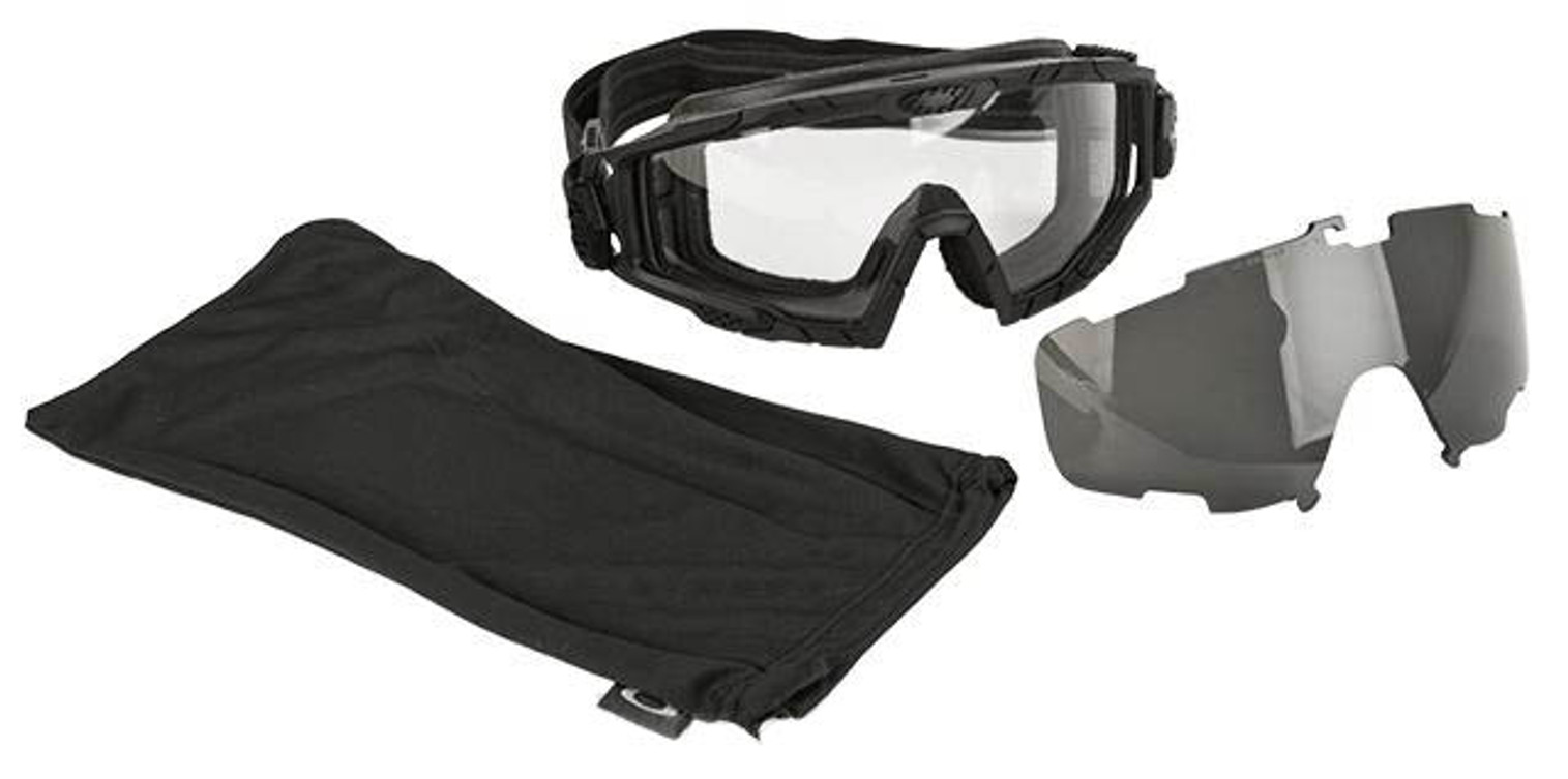 Oakley Full Seal Ballistic Goggle 2.0 ARRAY - Matte Black w/ Clear & Grey Lens