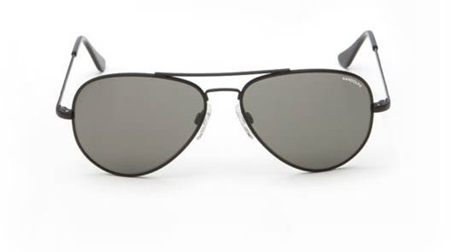 Randolph Concorde 61mm Black Frame Skull Gray Polarized Lens