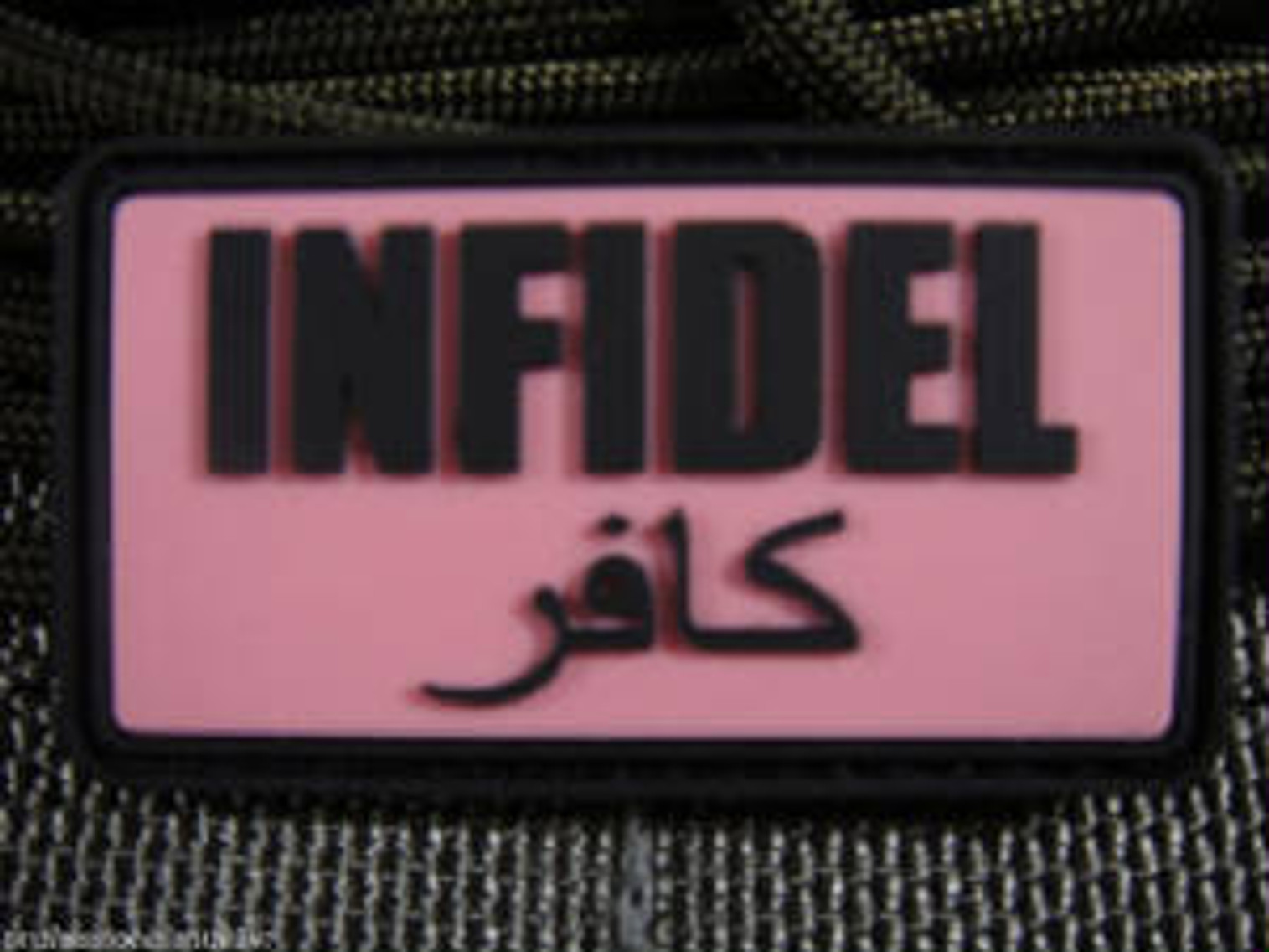 Mini Infidel PVC - Pink - Morale Patch