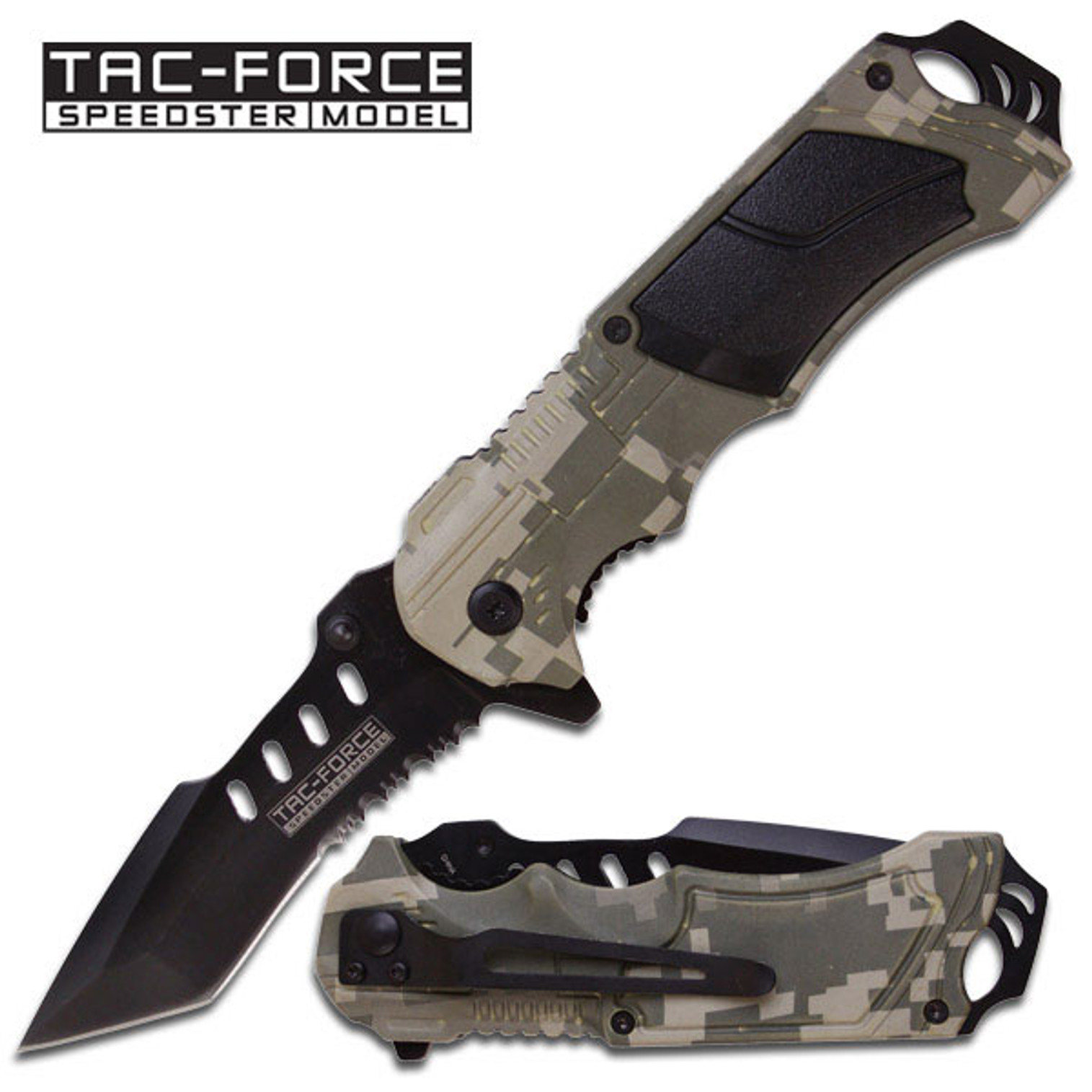 Tac Force TF690TC Camo/Black Tanto