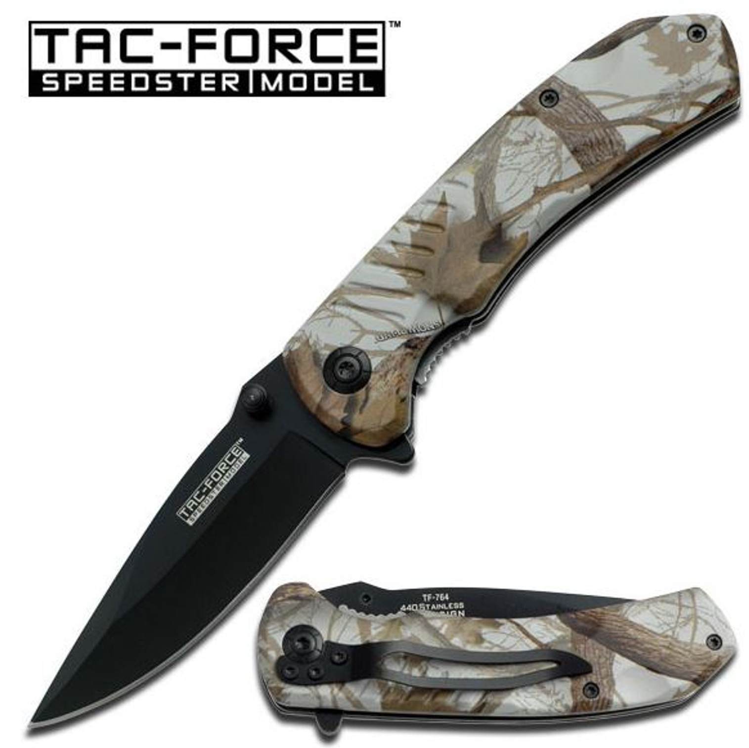 Tac Force TF764BC Tactical Folder Fall Camo