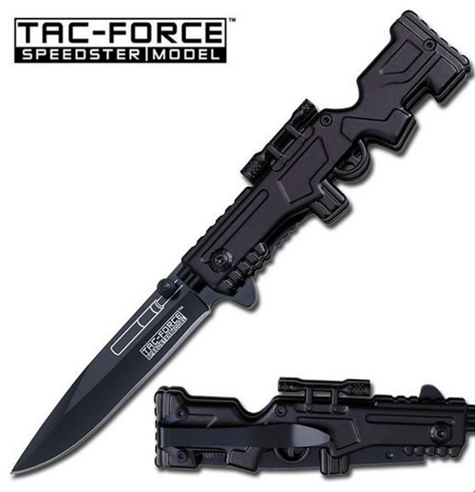 Tac Force TF772BK Black Assisted Open