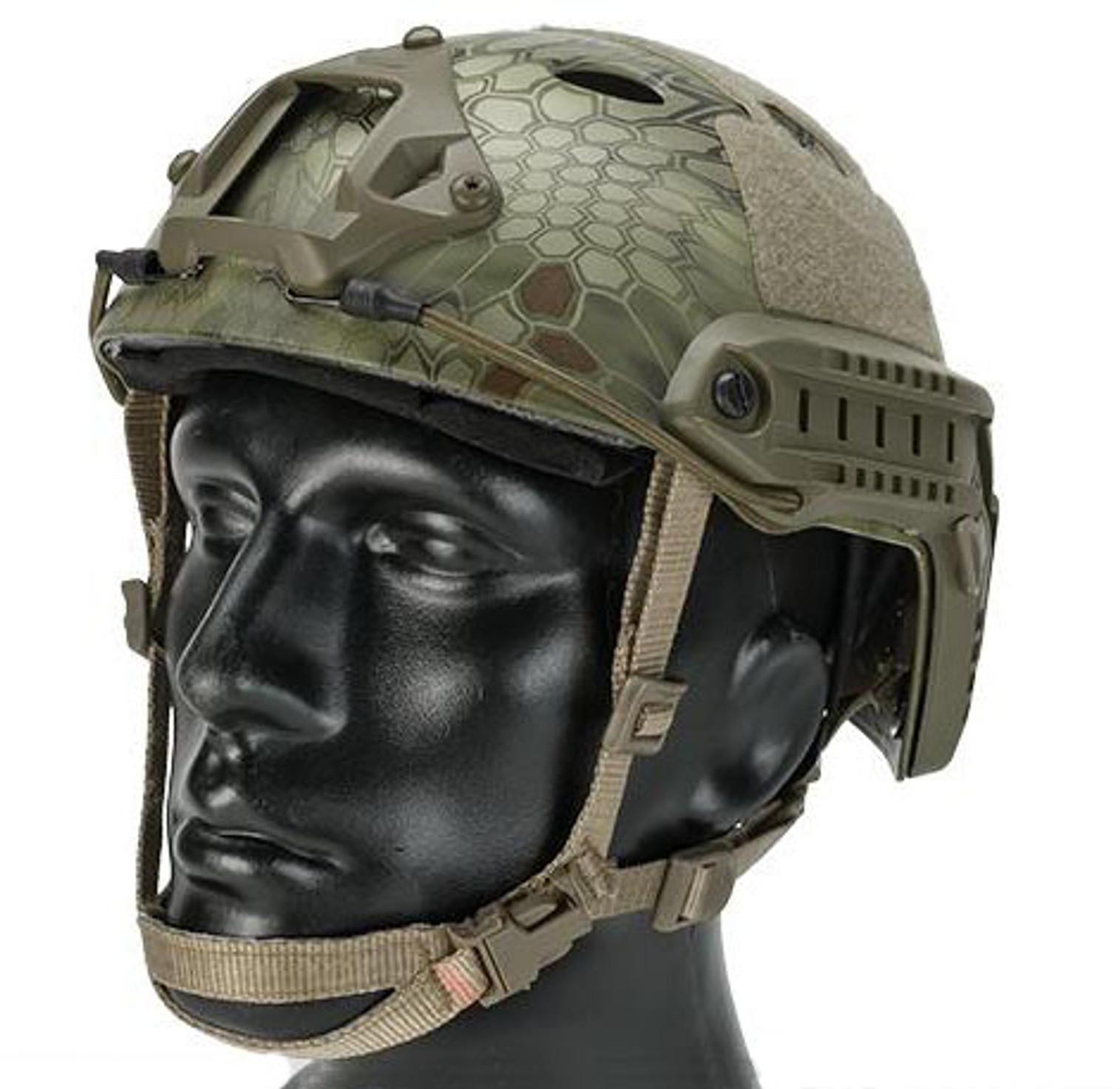6mmProShop Bump Type Tactical Airsoft Helmet (PJ Type / Advanced / Kryptek Mandrake)