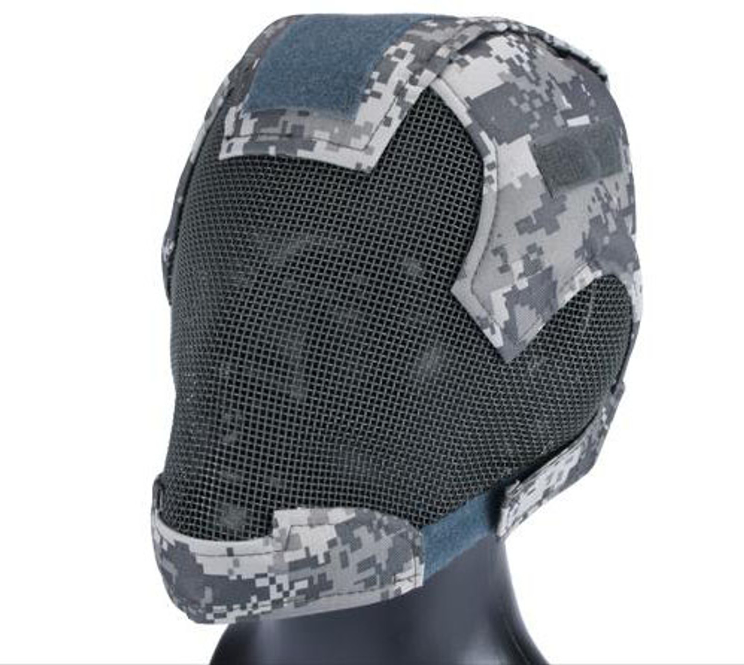 Matrix "Striker Helmet" Full Face Carbon Steel Mesh Mask / Helmet (Color: ACU)