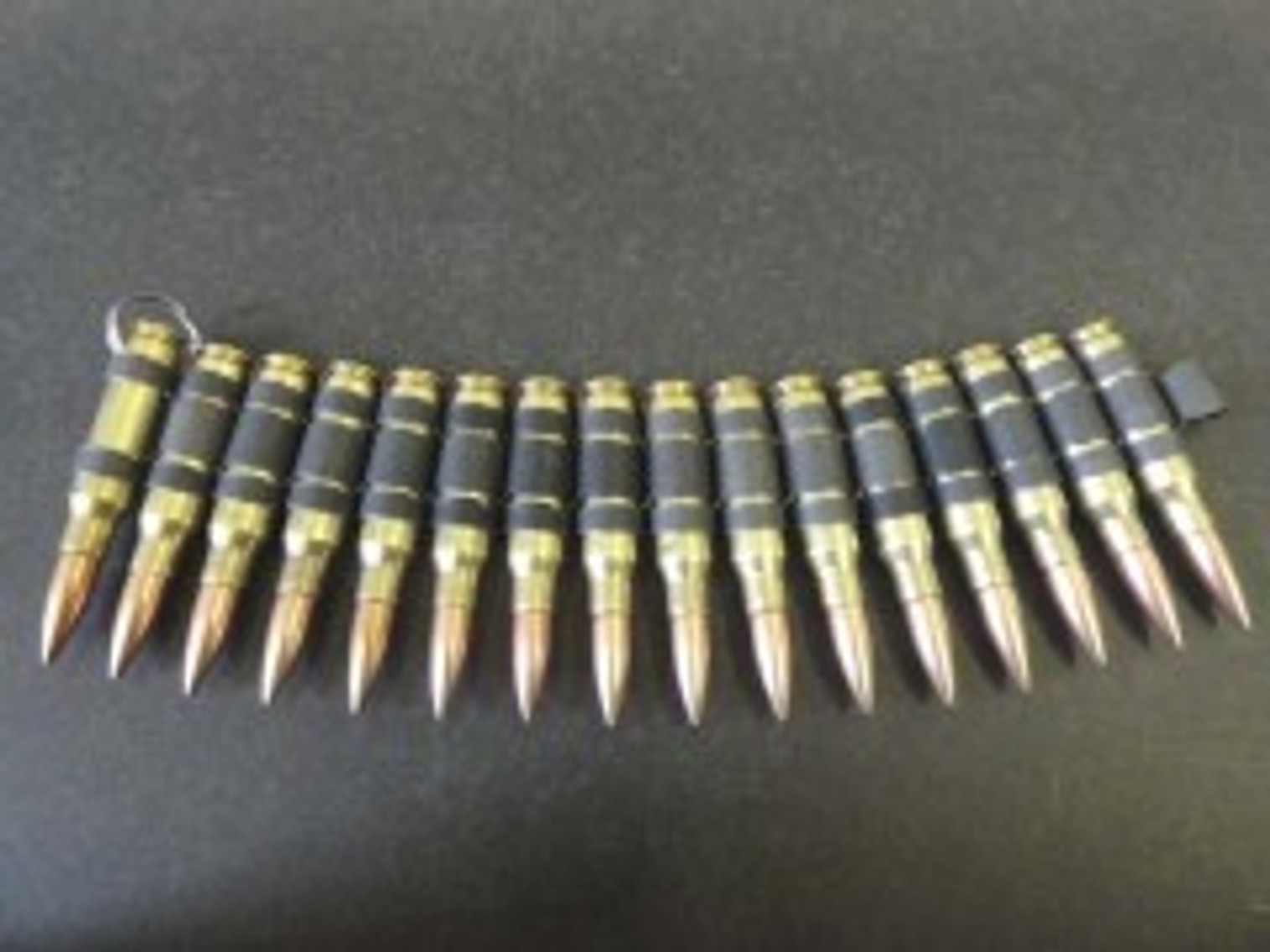Bullet Bracelet - 0.308mm - Brass/Black