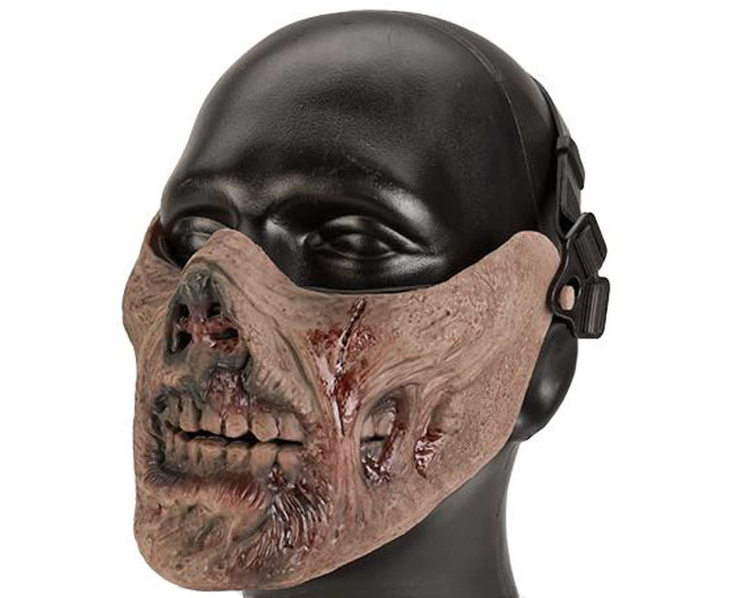 Avengers "Zombie" Iron Face Lower Half Mask - Flesh Wound