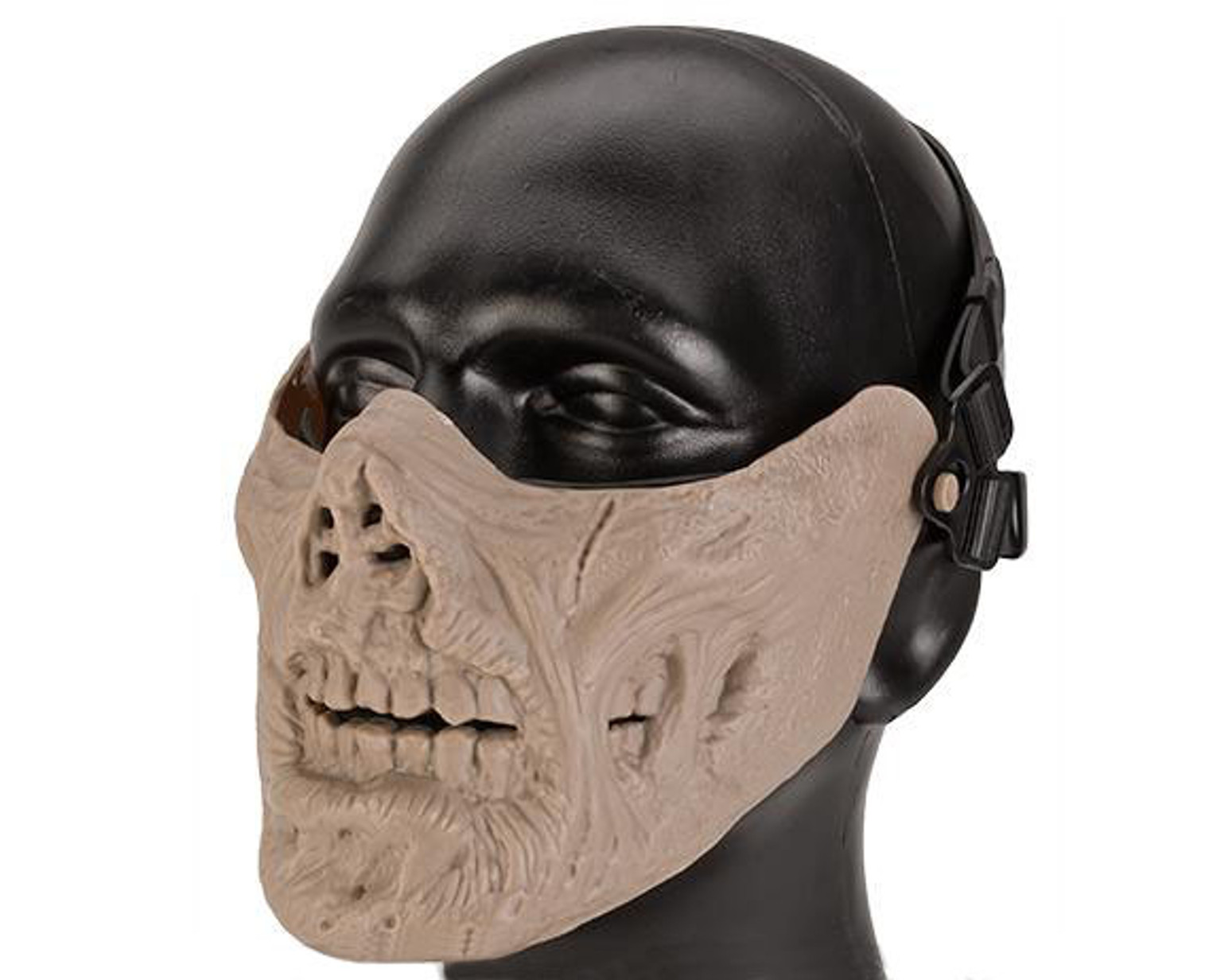 Avengers "Zombie" Iron Face Lower Half Mask - Tan