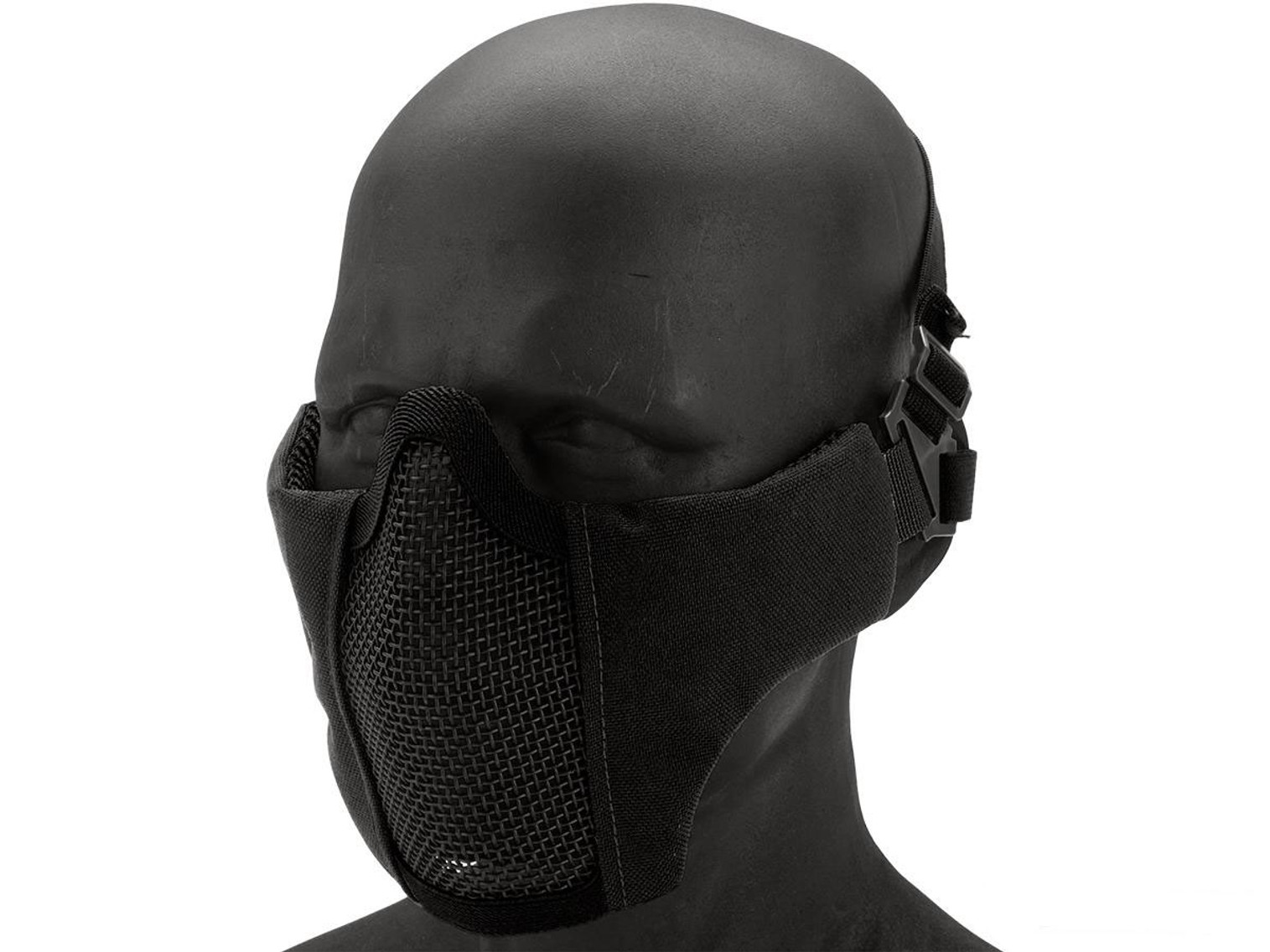 Matrix Low Profile Iron Face Padded Lower Half Face Mask (Color: Black)