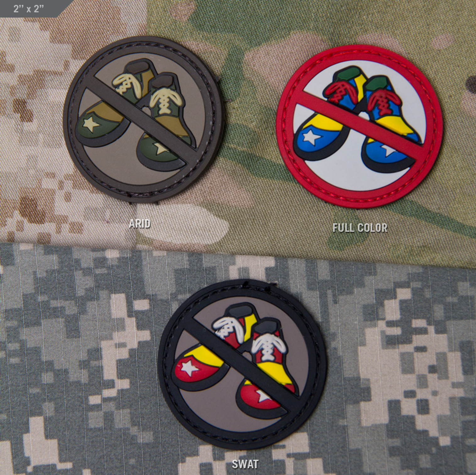 No Clown Shoes PVC - Morale Patch