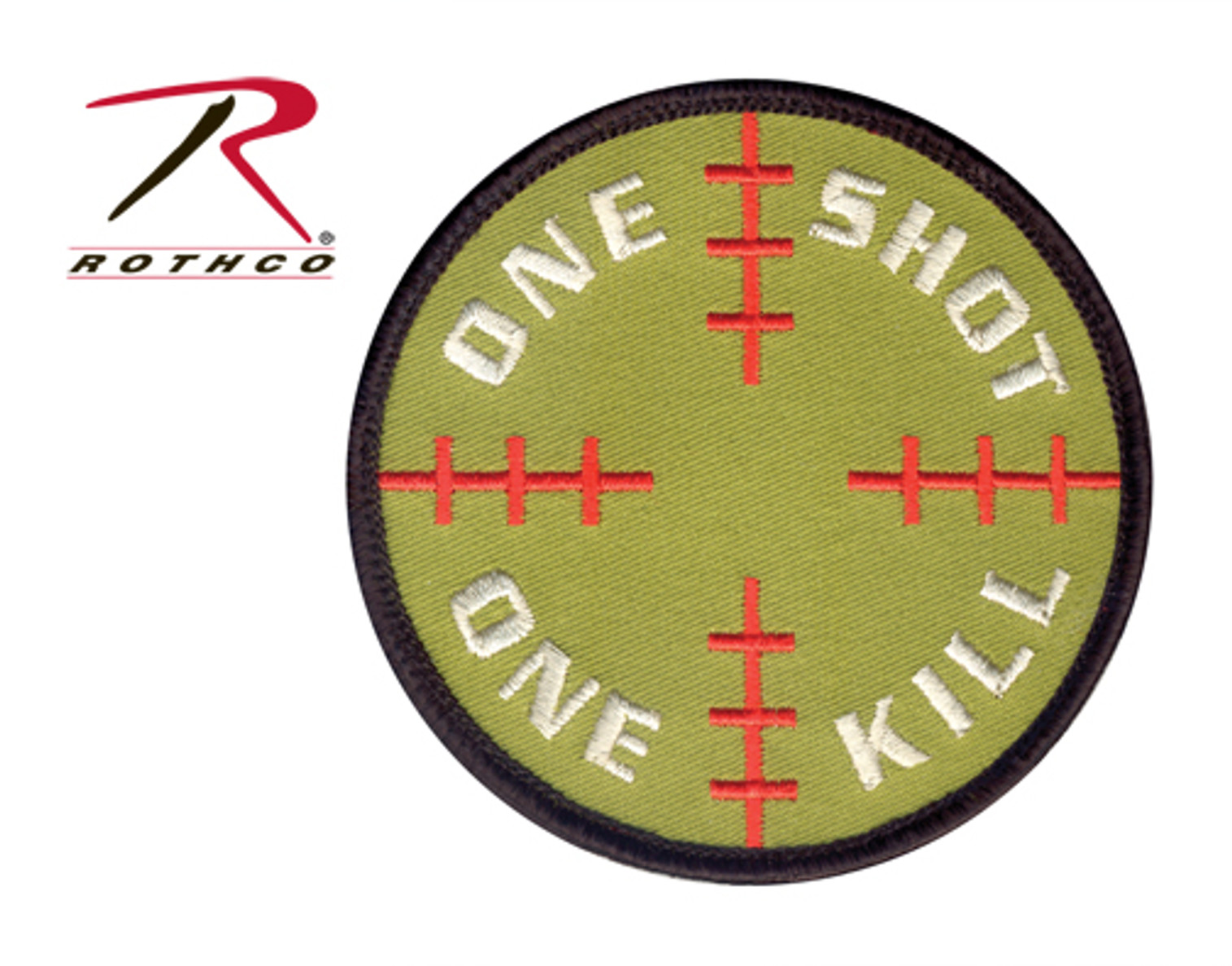 Rothco One Shot One Kill Morale Patch