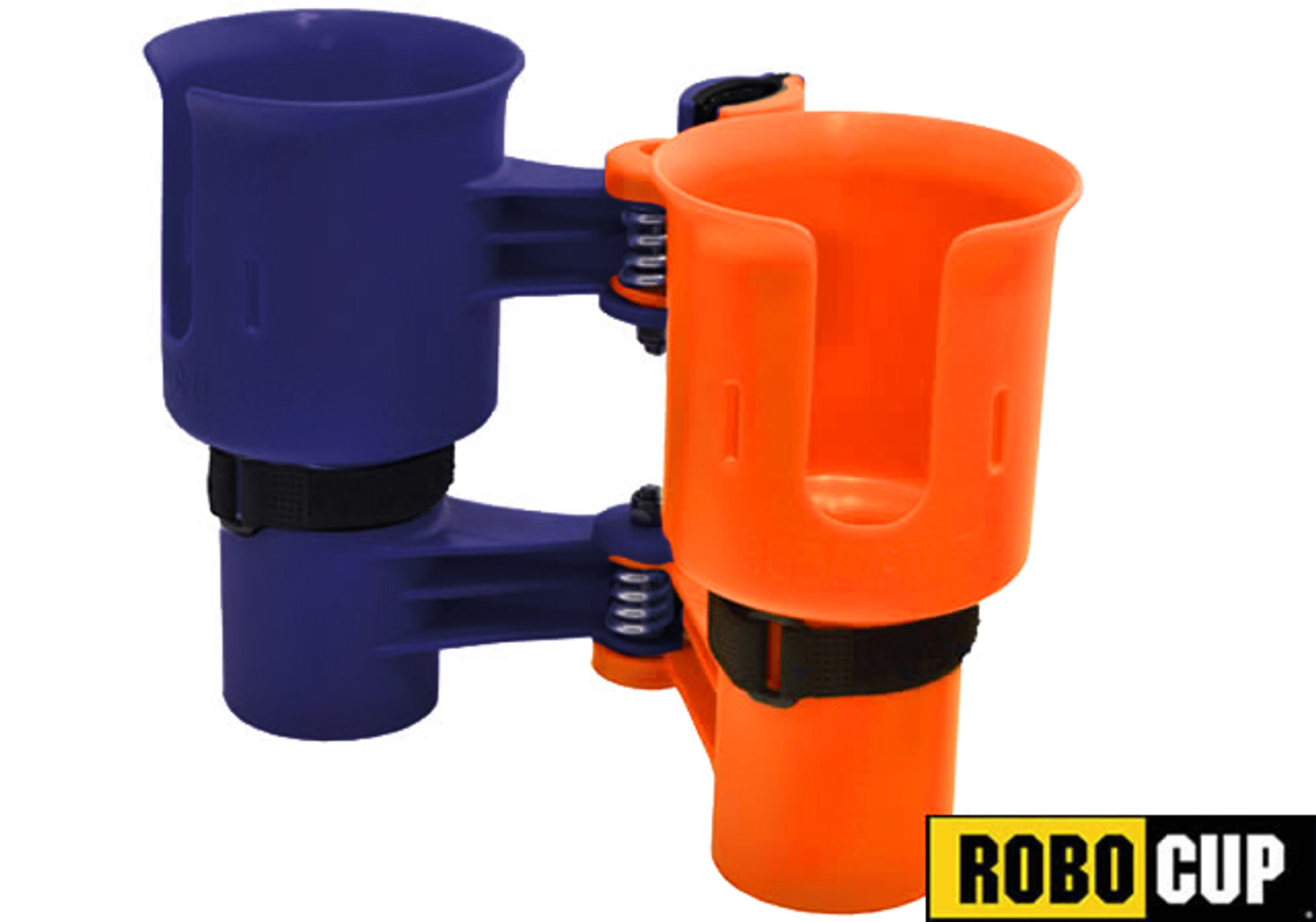 The RoboCup Portable Beverage Caddy (Color: Navy Orange)