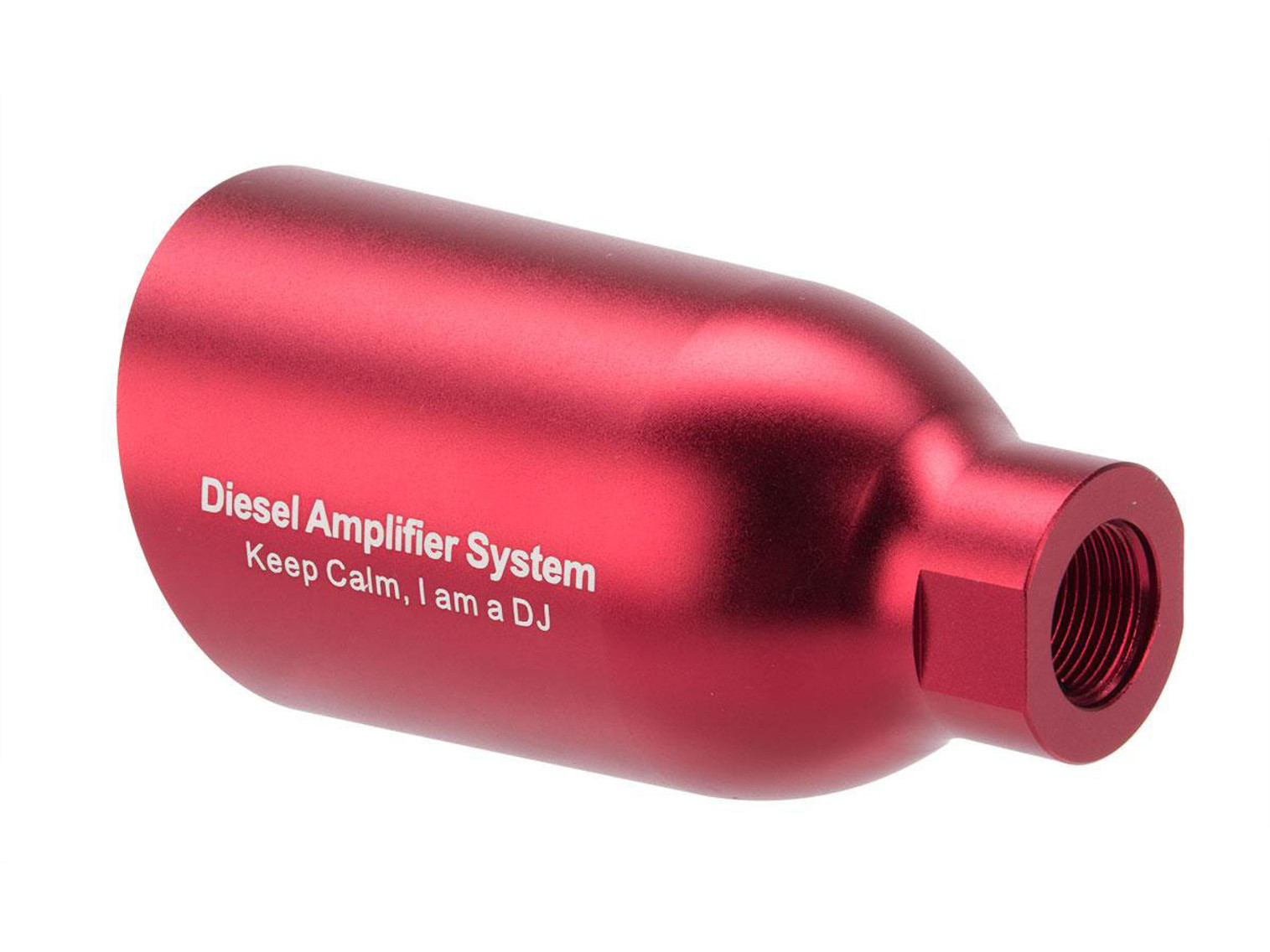 Angel Custom Diesel Amplified System for Airsoft Pistols and Rifles - DJ (Color: Red / 14mm CCW)