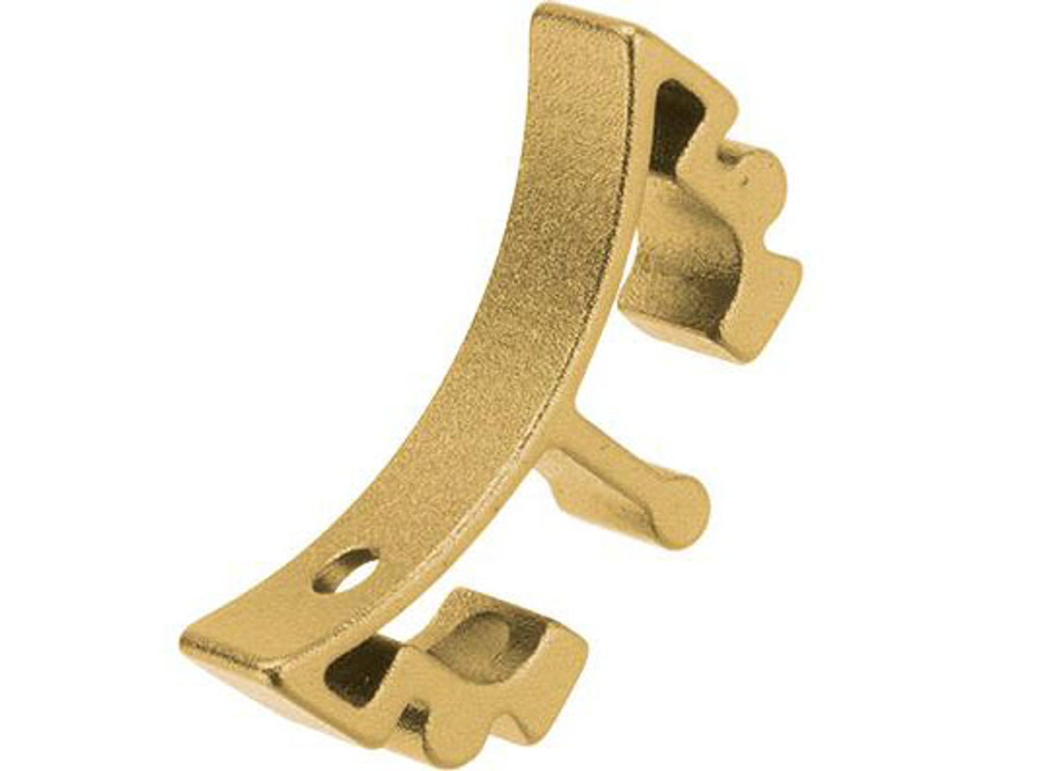 Airsoft Masterpiece Aluminum Puzzle Trigger - Curved Long (Color: Gold)