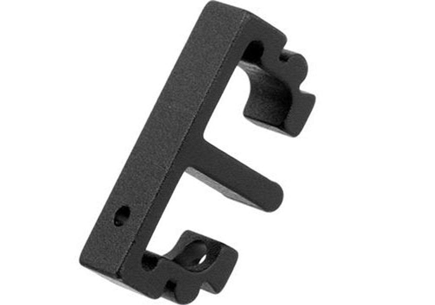 Airsoft Masterpiece Aluminum Puzzle Trigger - Flat Long (Color: Black)