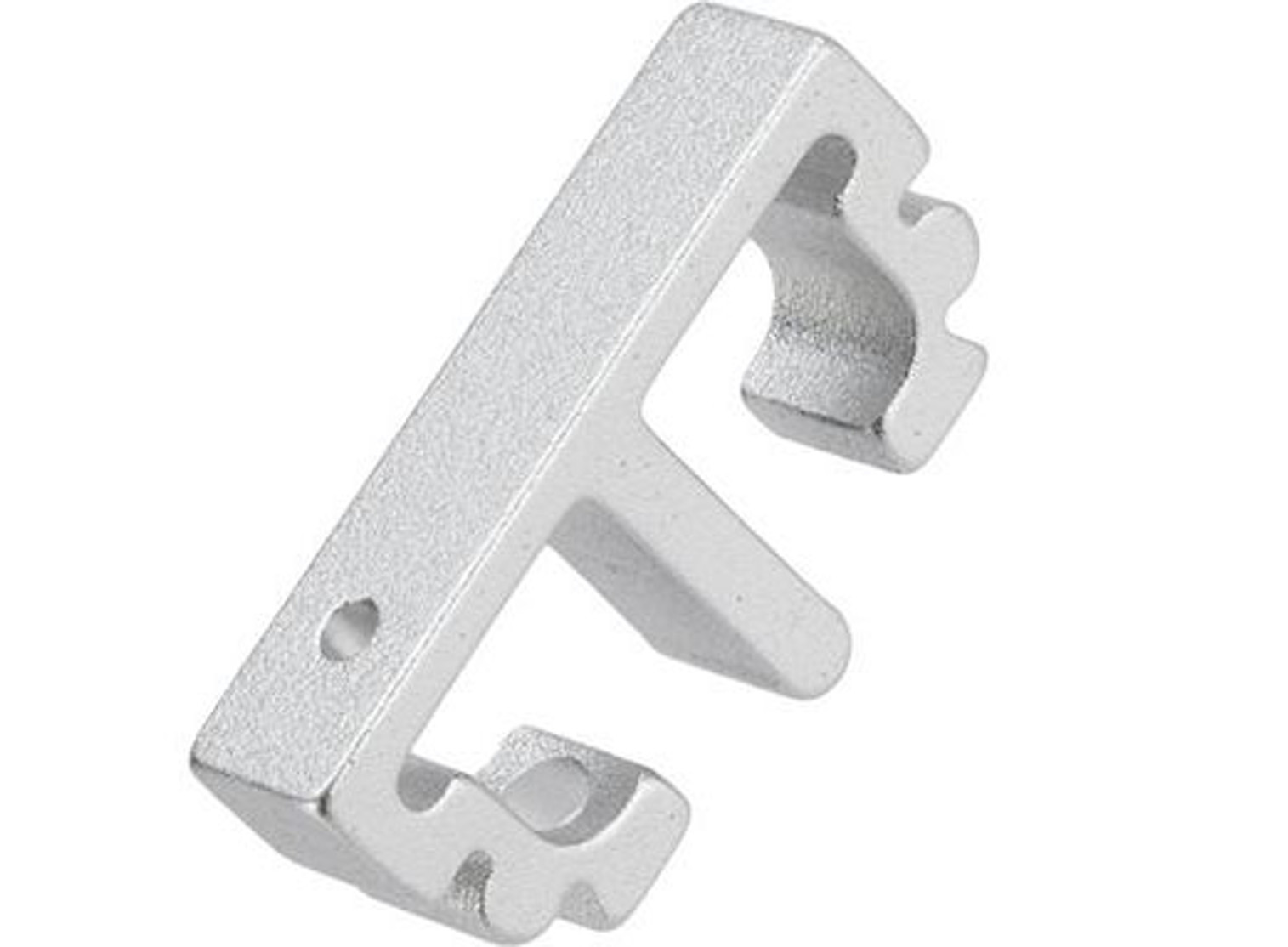 Airsoft Masterpiece Aluminum Puzzle Trigger - Flat Long (Color: Silver)