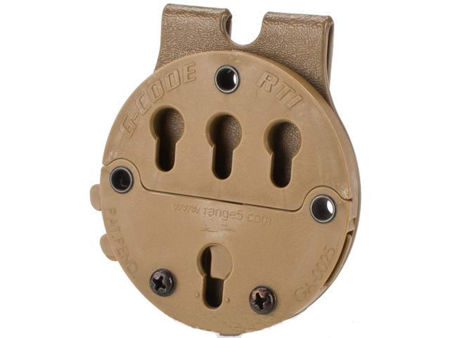 G-Code RTI Battle Belt MOLLE Holster Adaptor - Coyote Brown