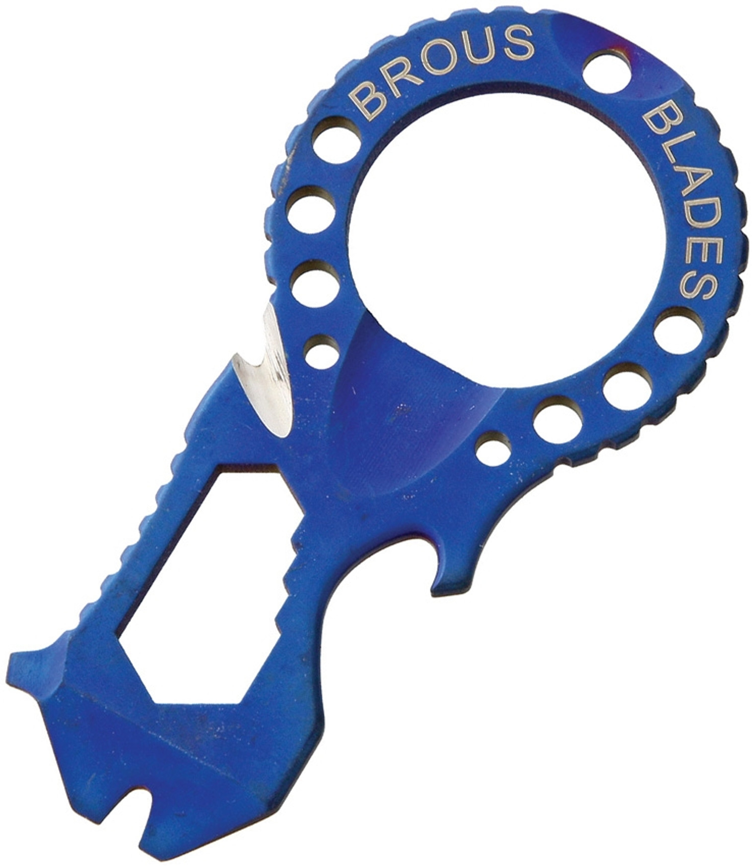 Multi-Tool Keychain Blue