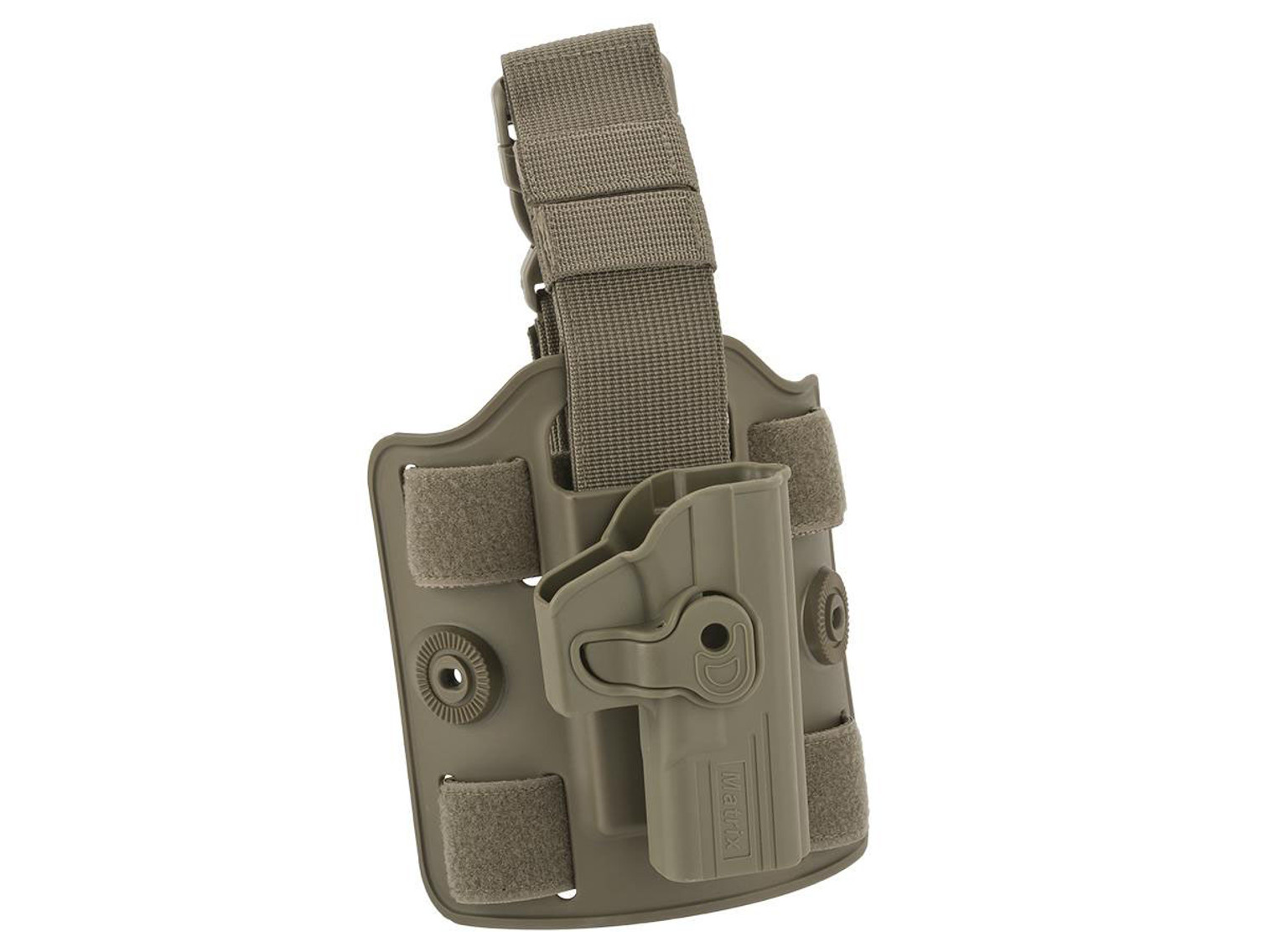 Matrix Hardshell Adjustable Holster for ATP ACP Airsoft Pistols - Flat Dark Earth (Mount: Drop Leg)