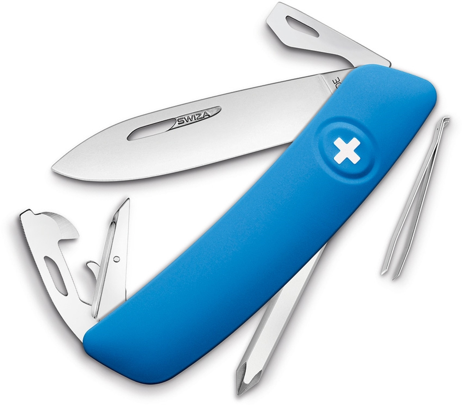 D04 Swiss Pocket Knife Blue