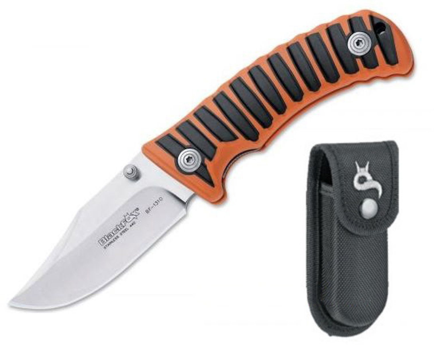 BlackFox BF-131OR Orange Folding Knife 440C