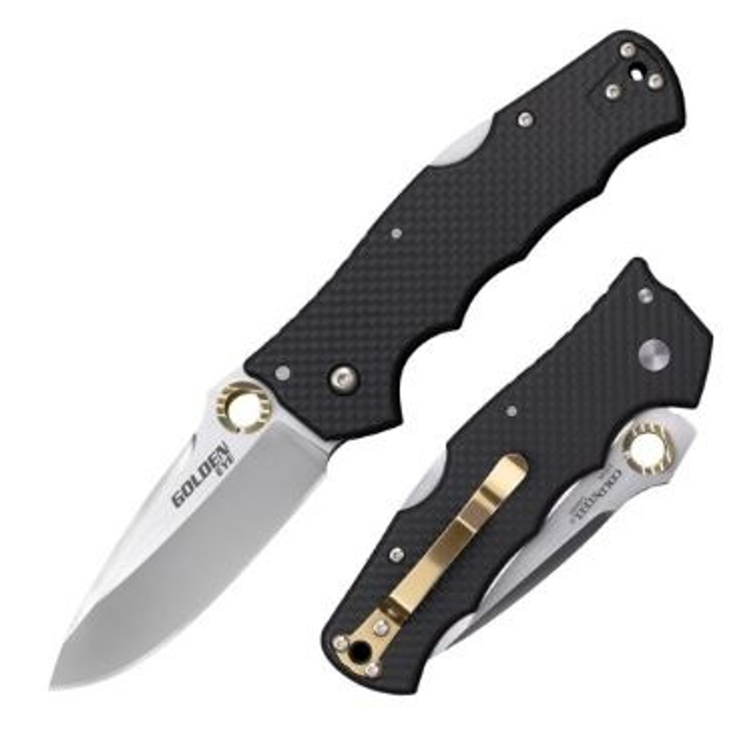 Cold Steel 62QCFS Golden Eye Elite S35VN, Carbon Fiber Handle