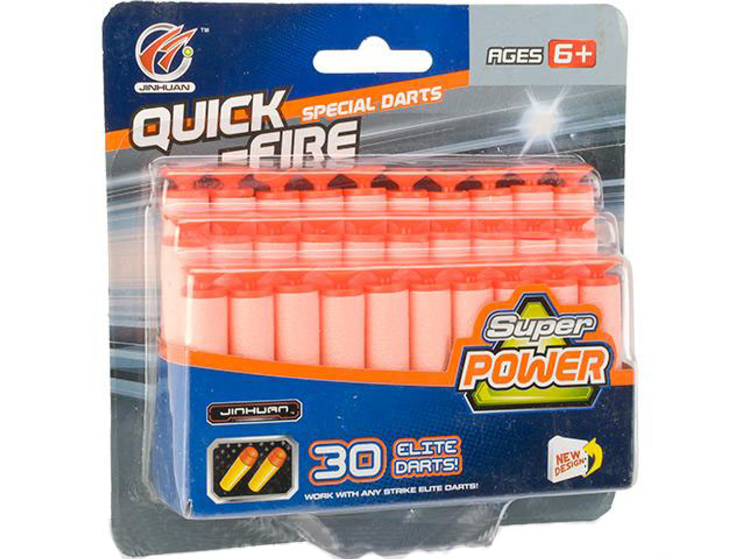 Super Power Strike Elite Universal Suction Darts - 30 Pack