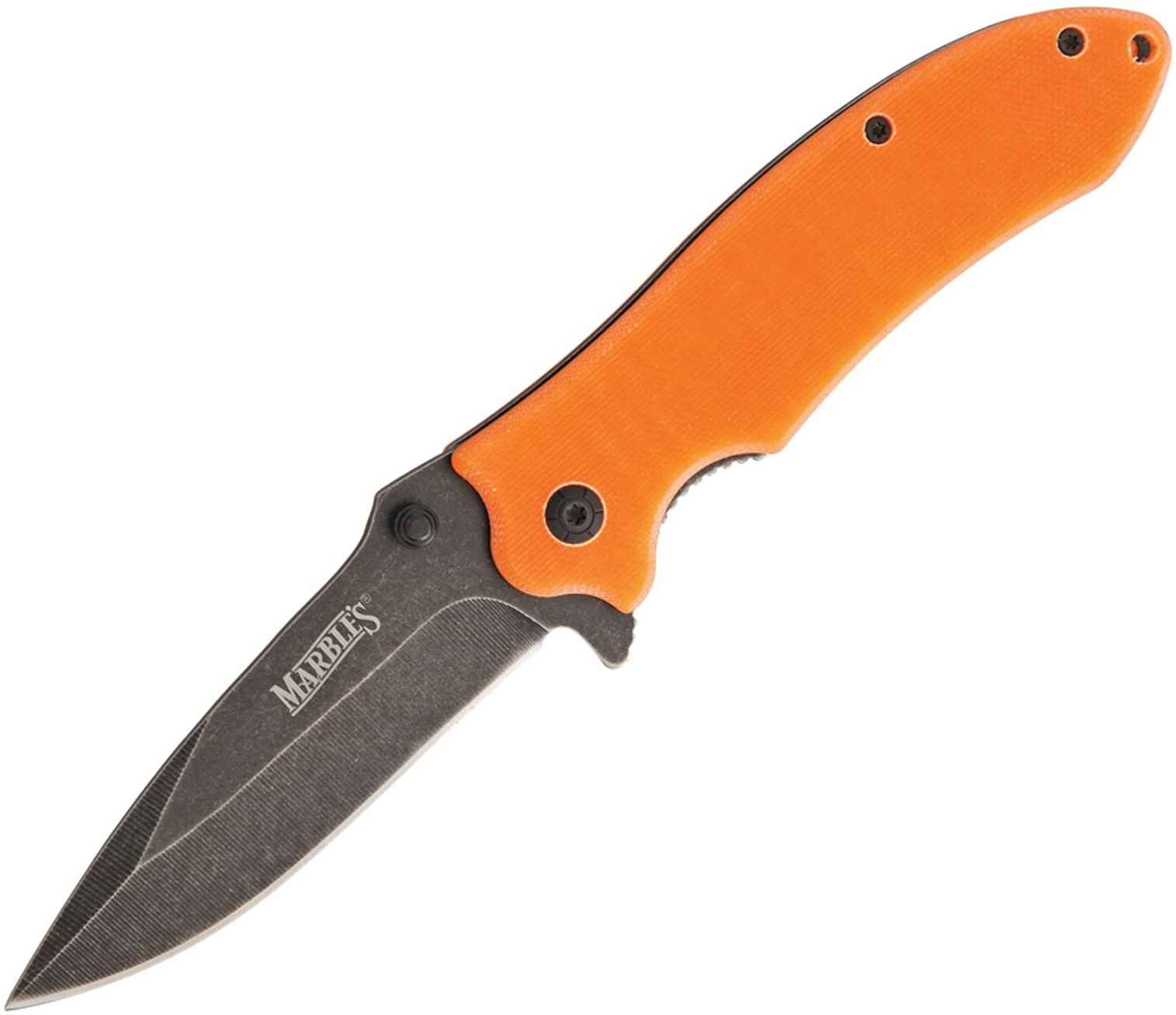 Linerlock Orange G10 Stonewash