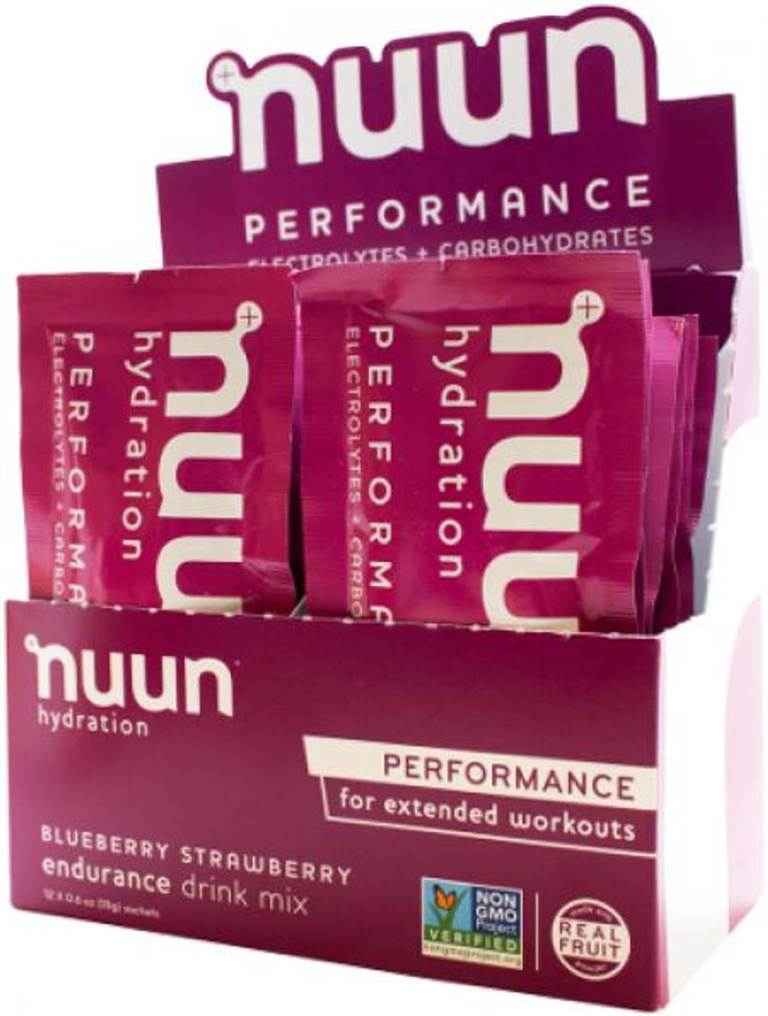 Nuun Performance - 12 Single Serve Sachet - Blueberry/Strawberry