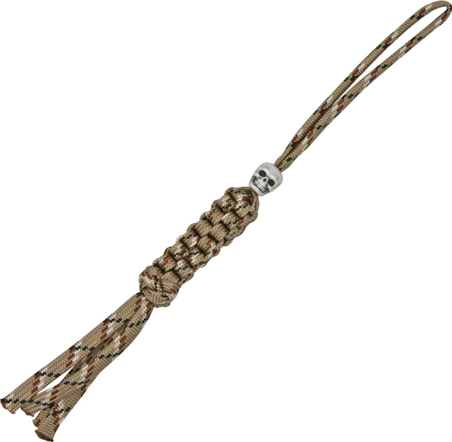 Skull Lanyard Desert Camo