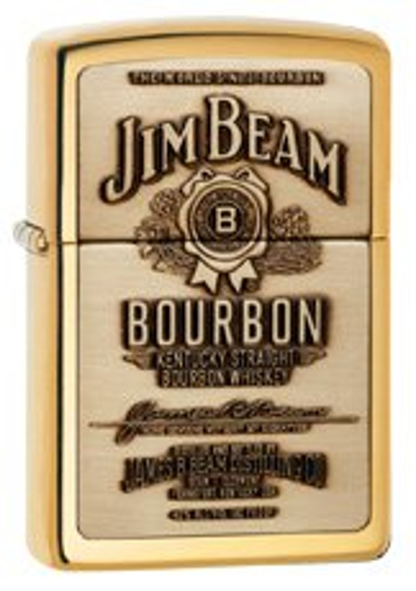 Zippo Jim Bean - High Polish Brass