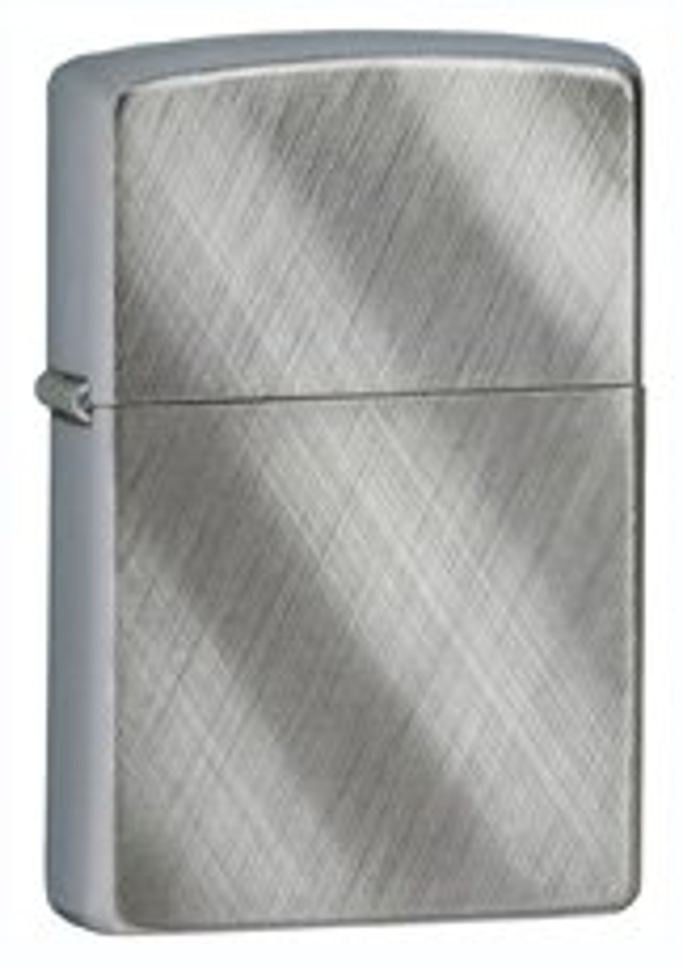 Zippo Diagonal Weave Brushed Chrome