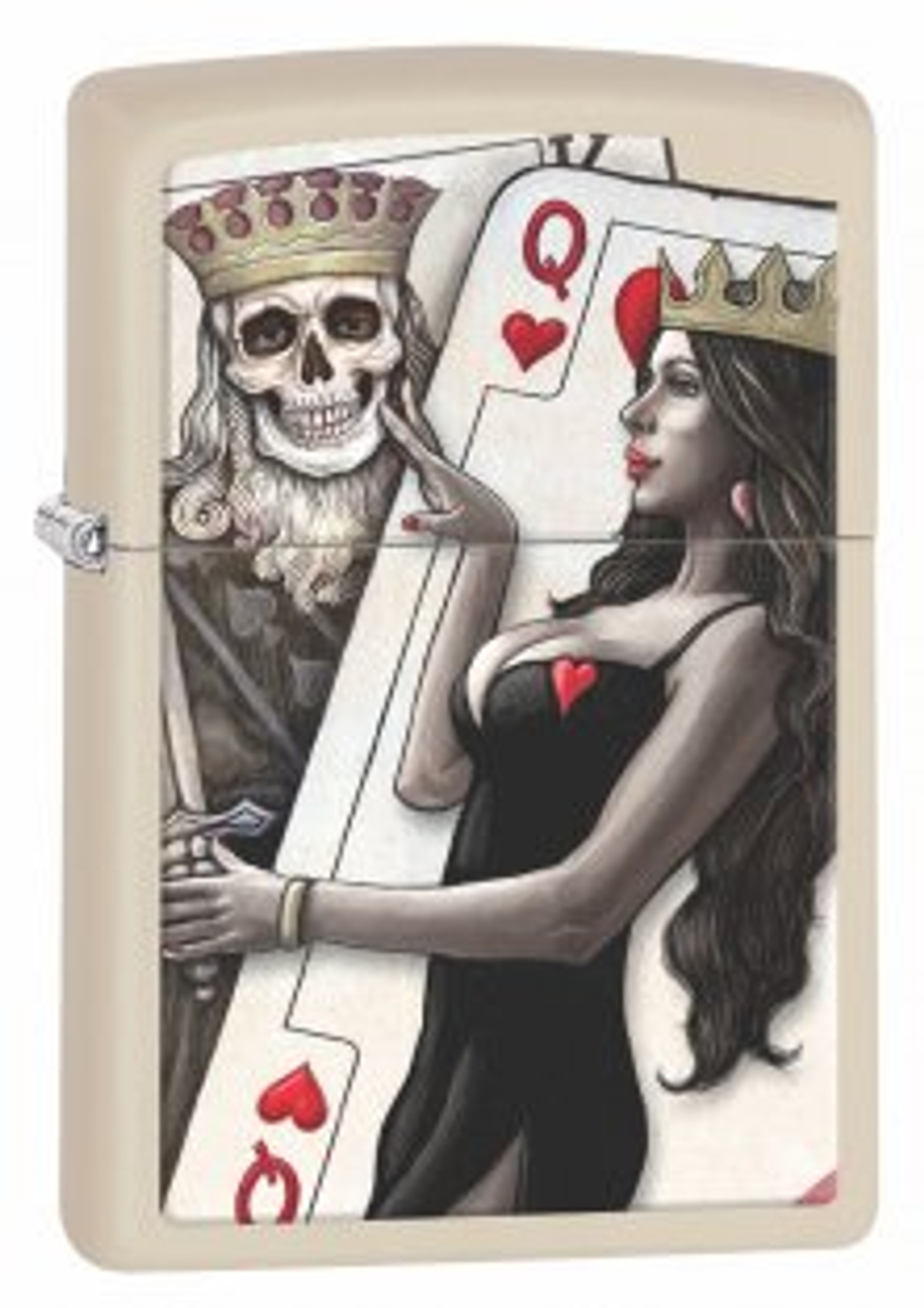 Zippo Skull King Queen Beauty