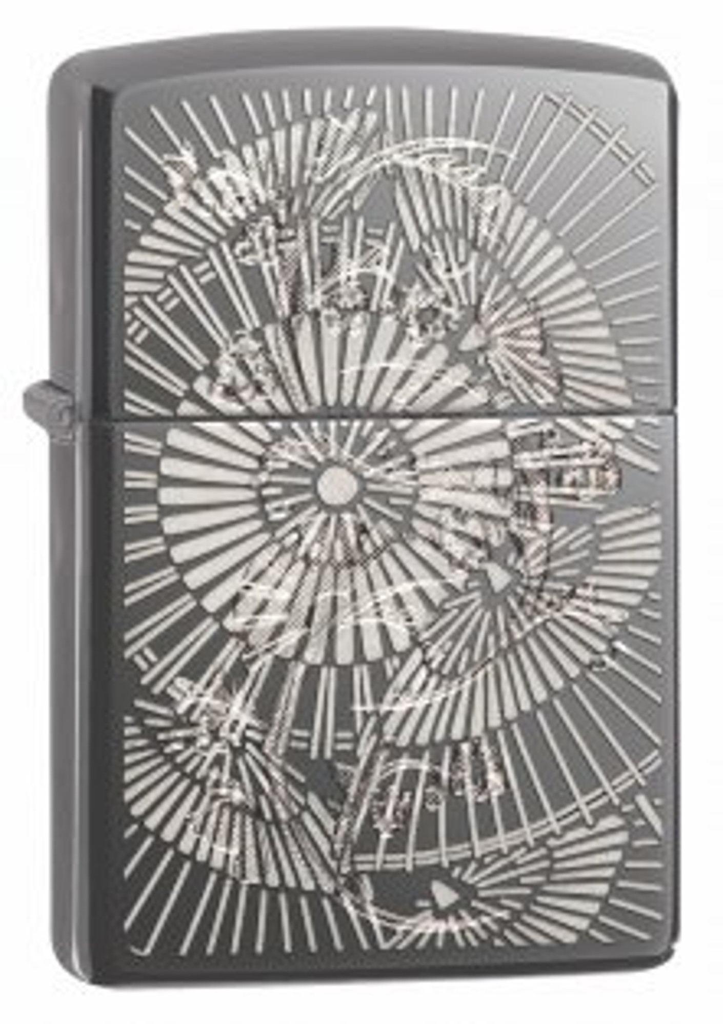 Zippo Asian Flower Etch