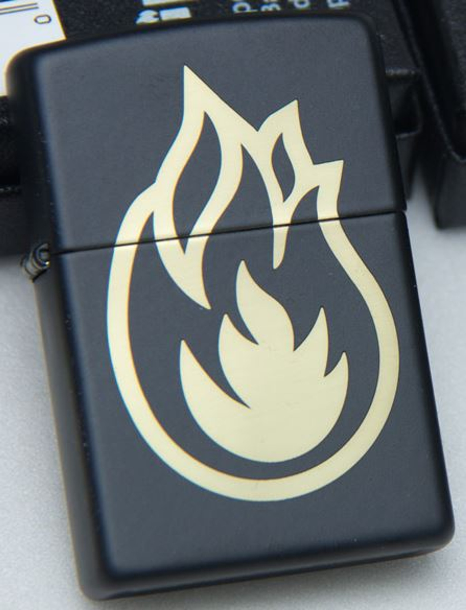 Zippo Mil-Spec Monkey Fireball Black Matte