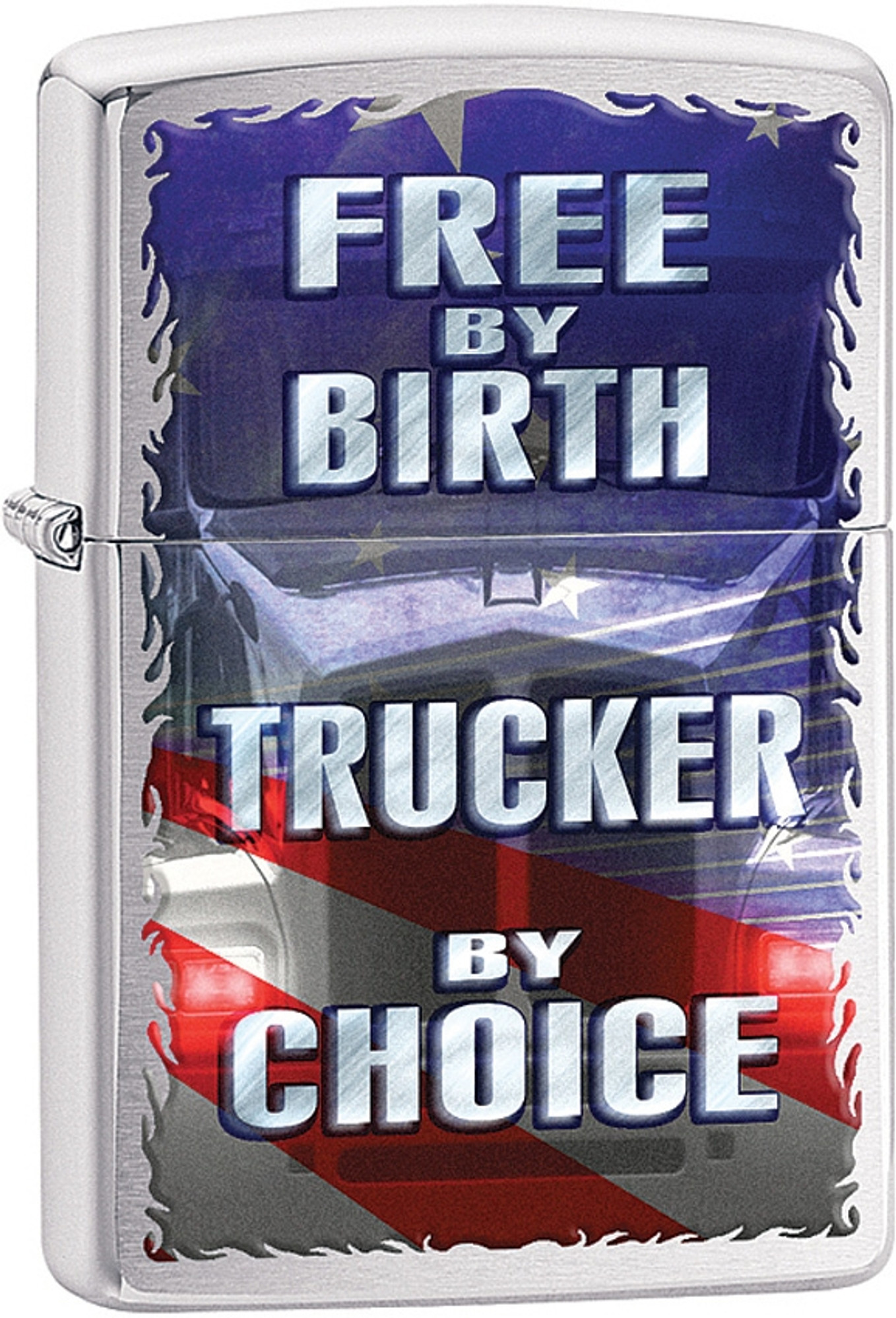 Zippo  Free By Birth Trucker