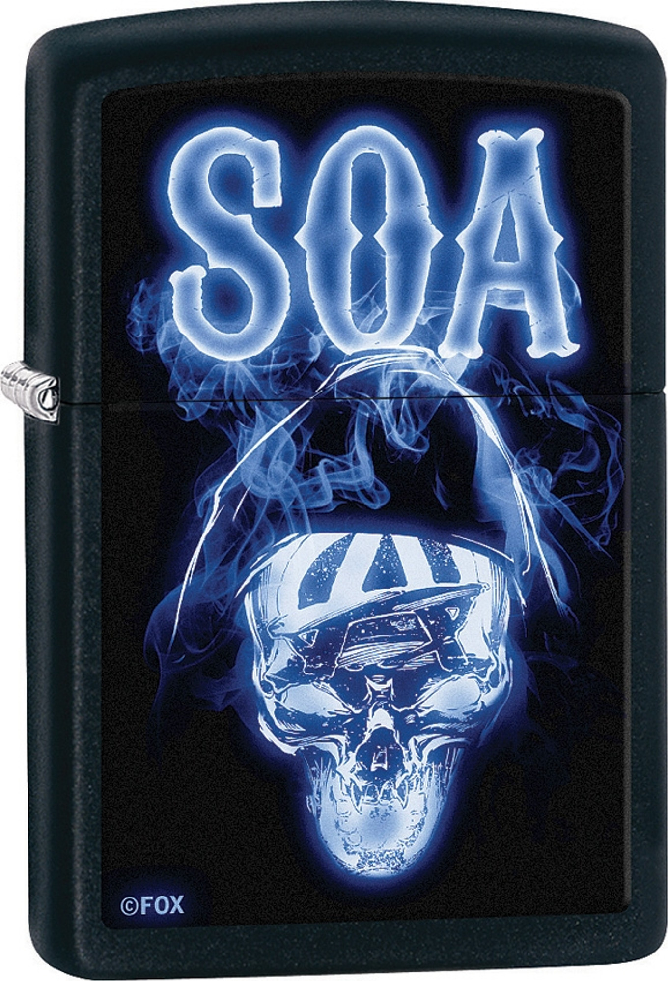 Zippo SOA Blue Skull