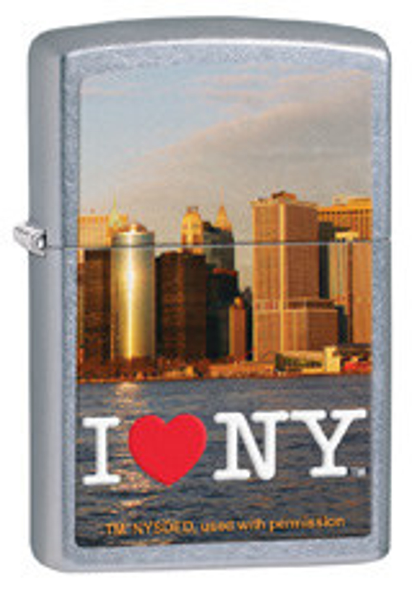 Zippo Street Chrome I Love NY