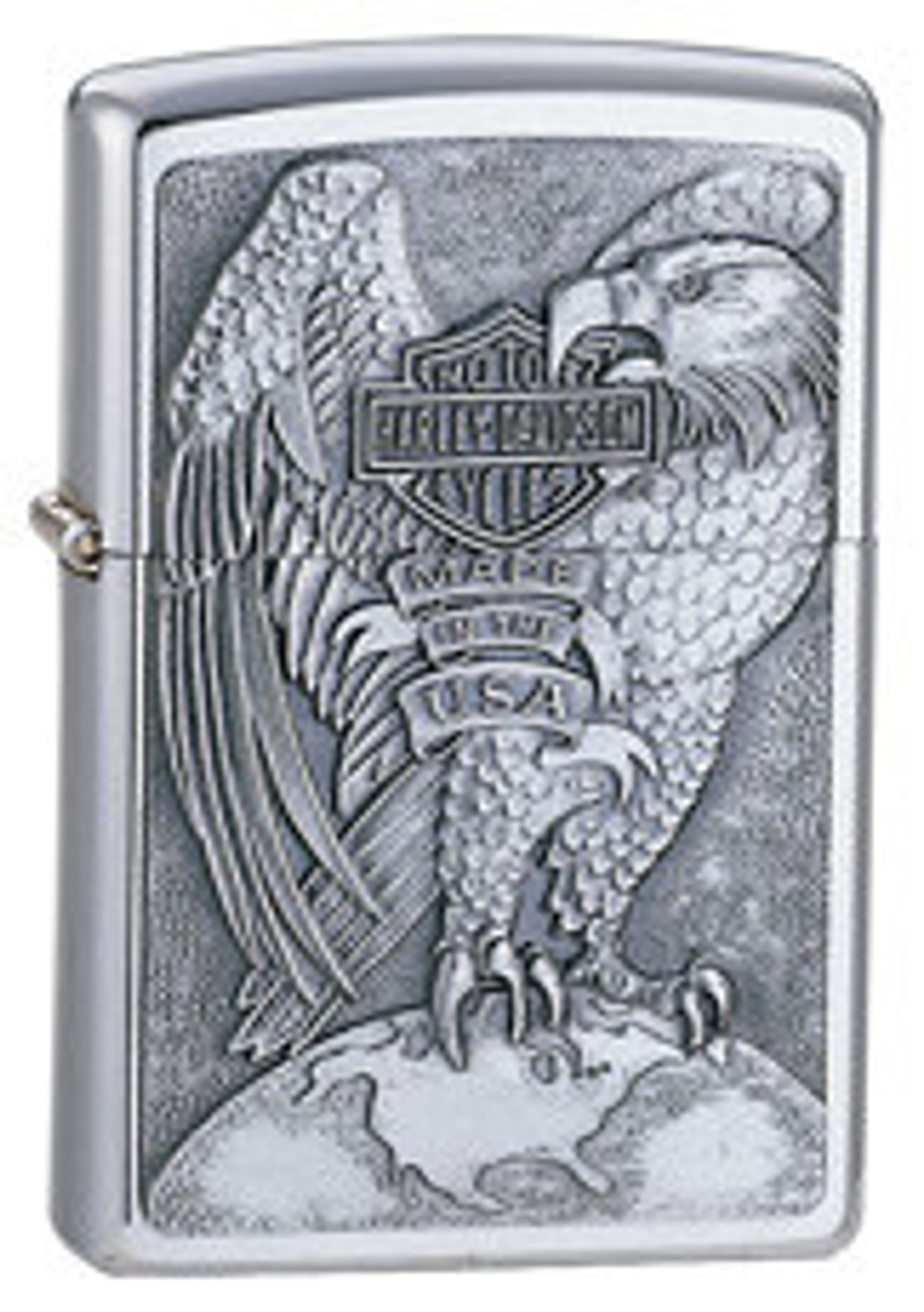 Zippo Harley Made In U.S.A Eagle-Globe