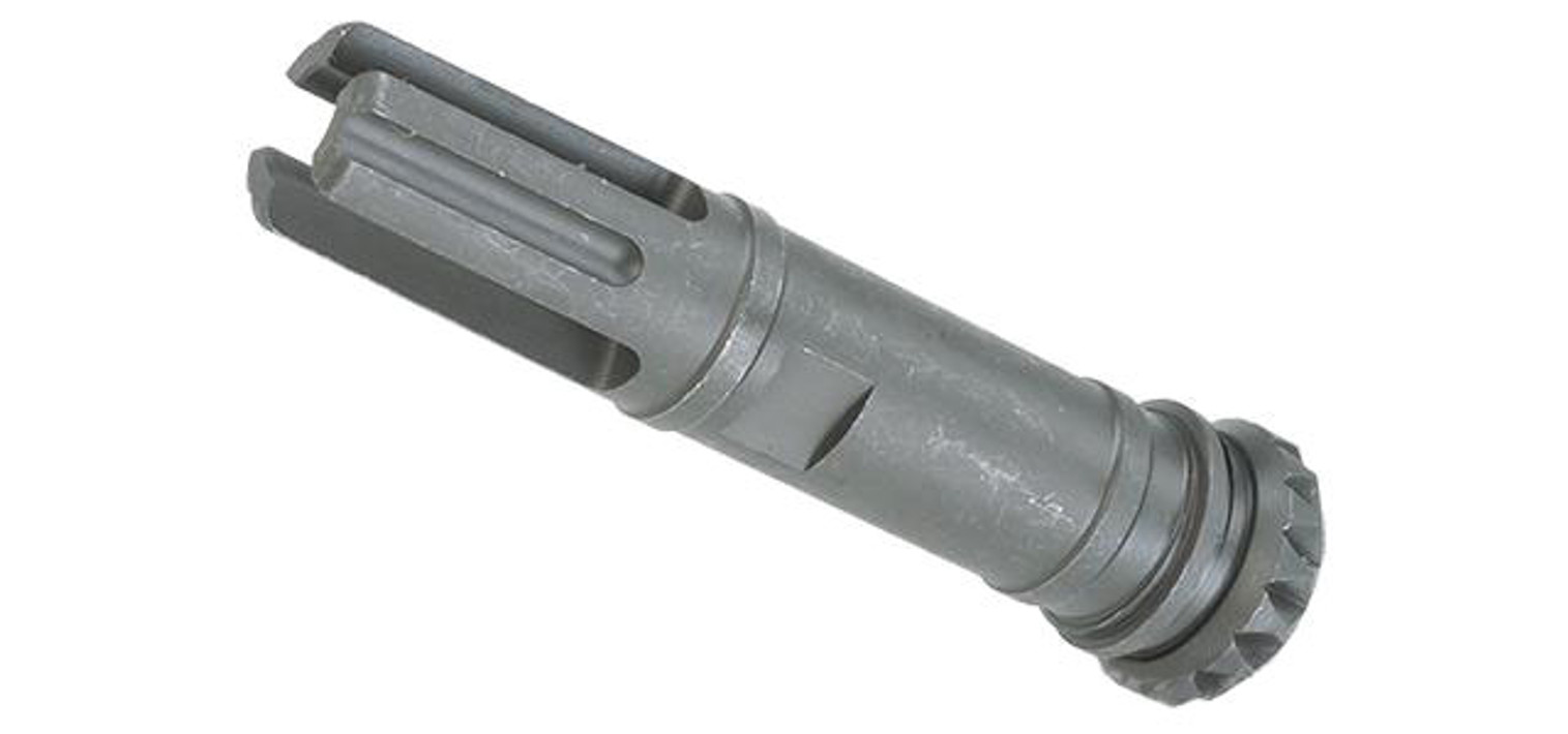 WE-Tech Steel MK17 SCAR-H Three Prong Flashhider - 14mm Negative
